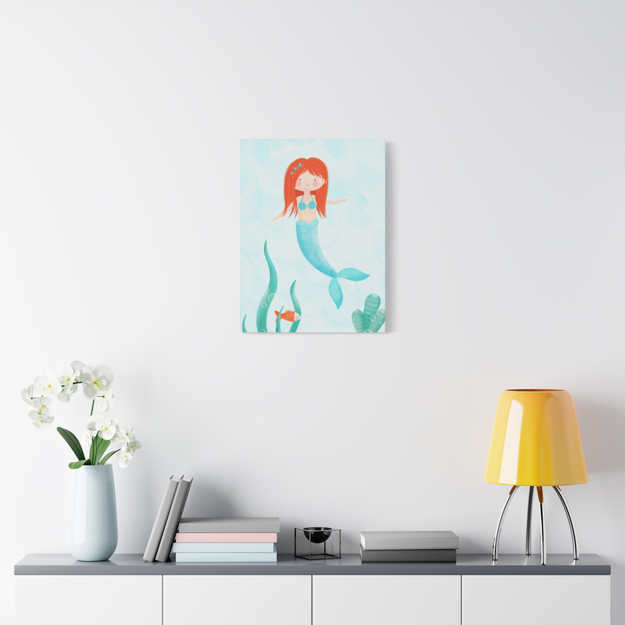 canvas-wall-art-cute-blue-mermaid-nursery-decor-blue-mermaid-print-nursery-art-cute-blue-mermaid-decoration-baby-nursery-merm