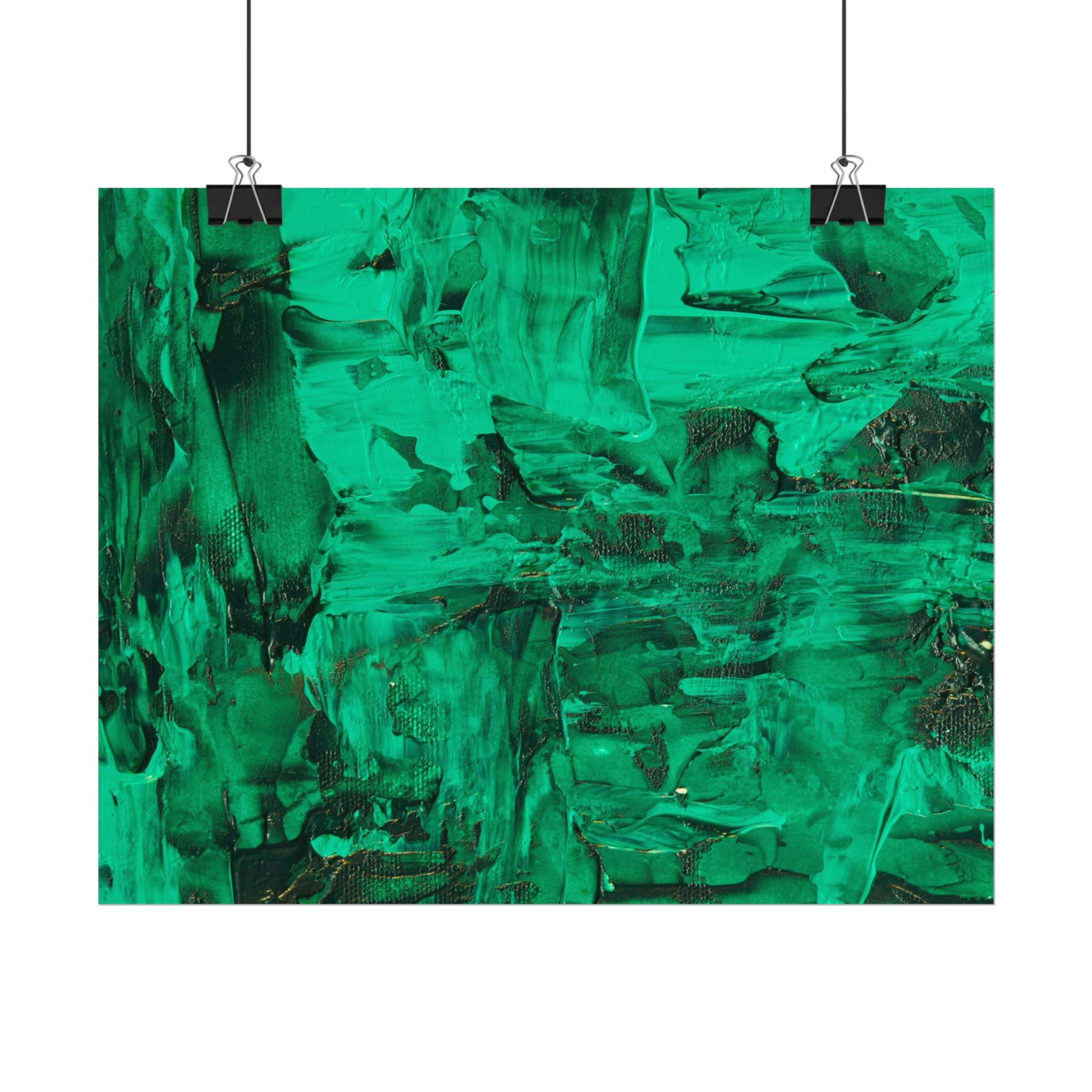 Abstract Green Poster Wall Art, Home Decor, Office Decor, Green Canvas Bedroom, Green Poster Print, Modern Art, Green Wall Decor