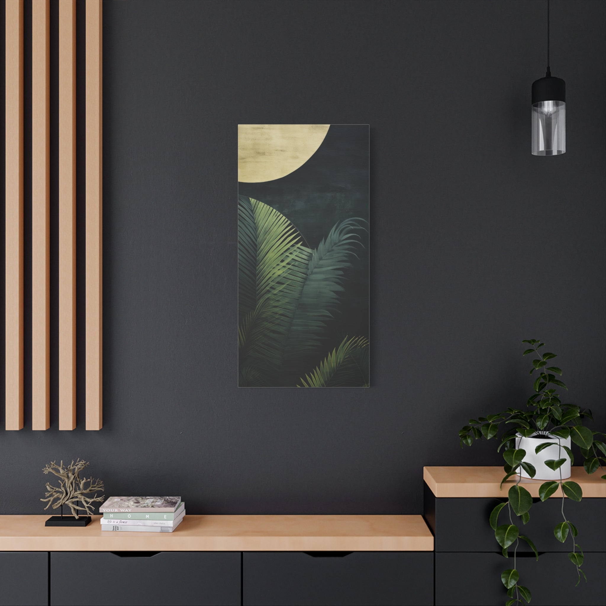 canvas-wall-art-jungle-outdoors-painting-nature-green-decor-nature-wall-art-stretched-matte-canvas-print-housewarming-gift