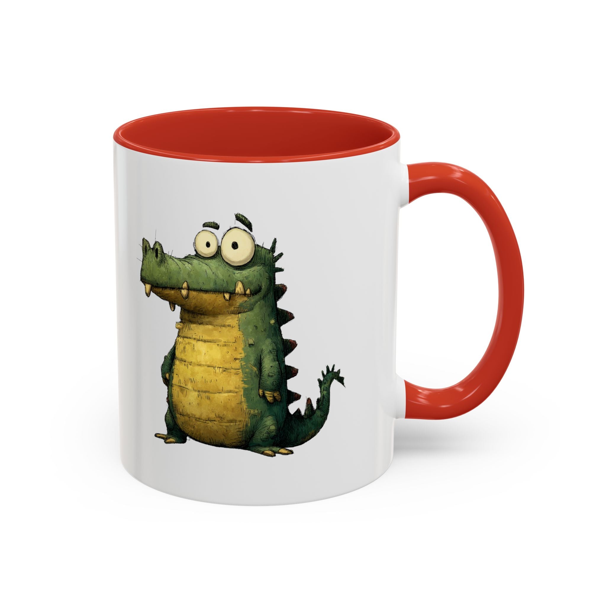 Funny Alligator Accent Coffee Mug | Cute Animal Mug for Nature Lovers, Ideal Gift for Birthdays, Holidays, Home Decor