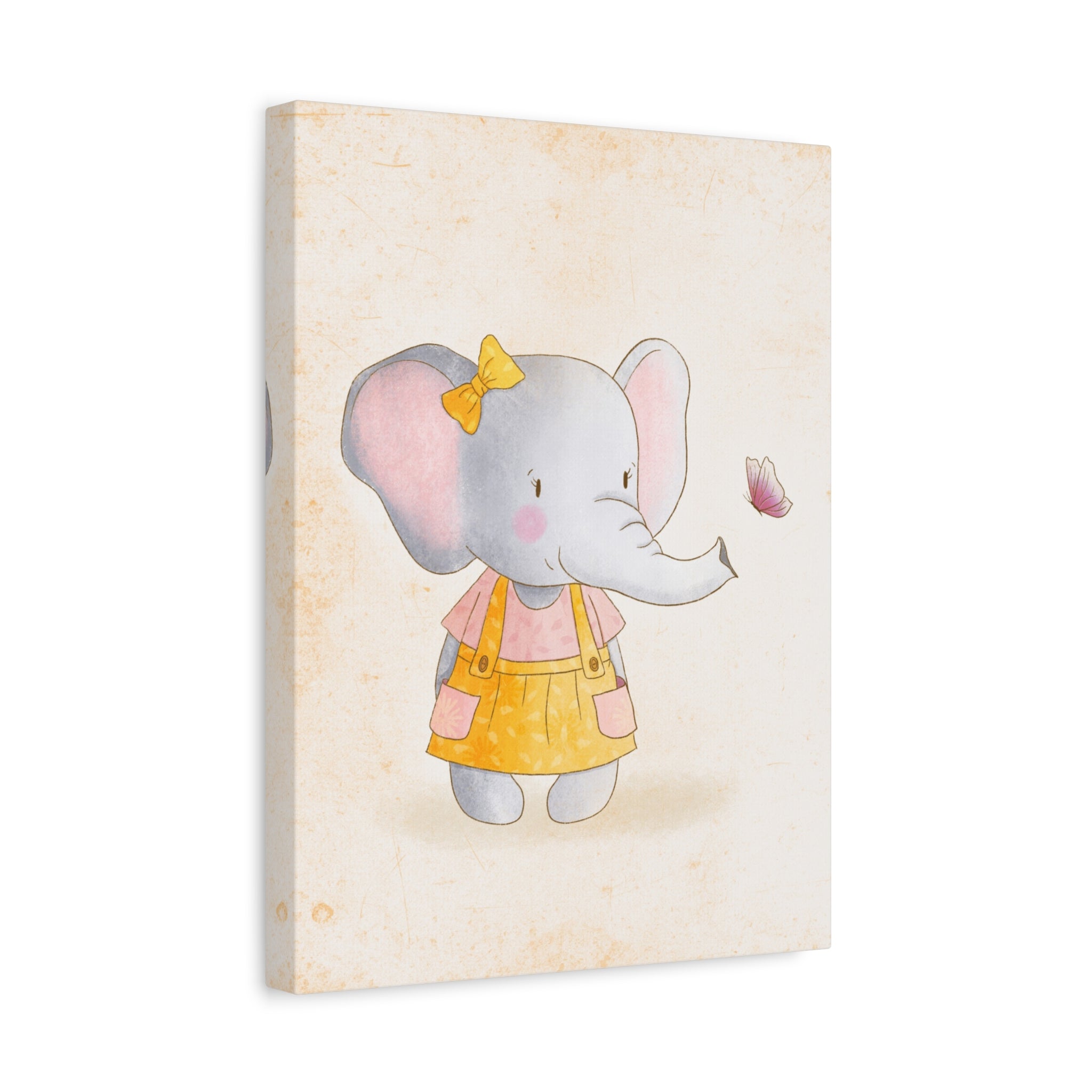 canvas-wall-art-cute-elephant-nursery-decor-baby-elephant-print-nursery-art-cute-elephant-decoration-baby-nursery-cute-animal