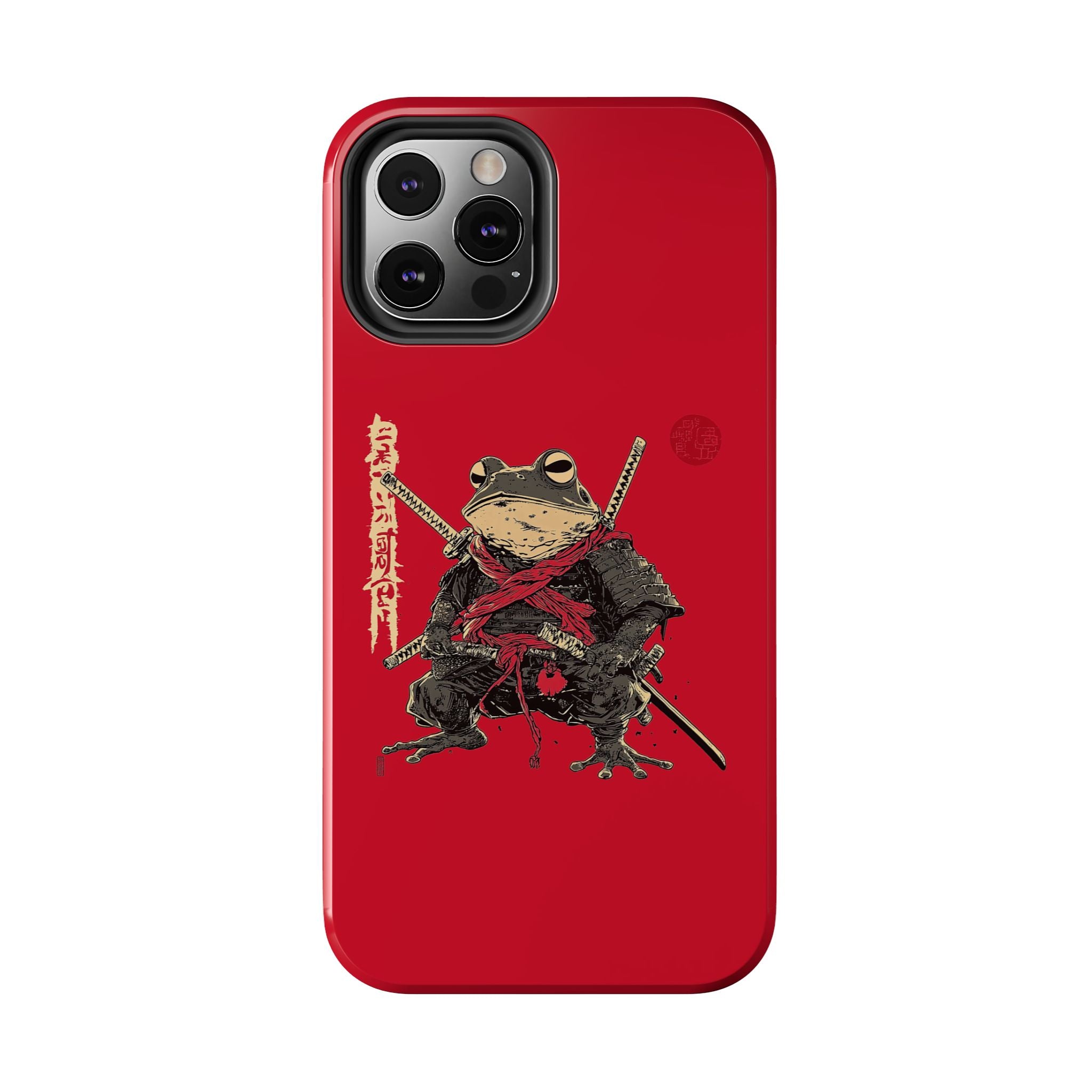 retro-vintage-ninja-frog-iphone-tough-case-red-sun-japanese-samurai-frog-design-stylish-tough-protector-red-iphone-case