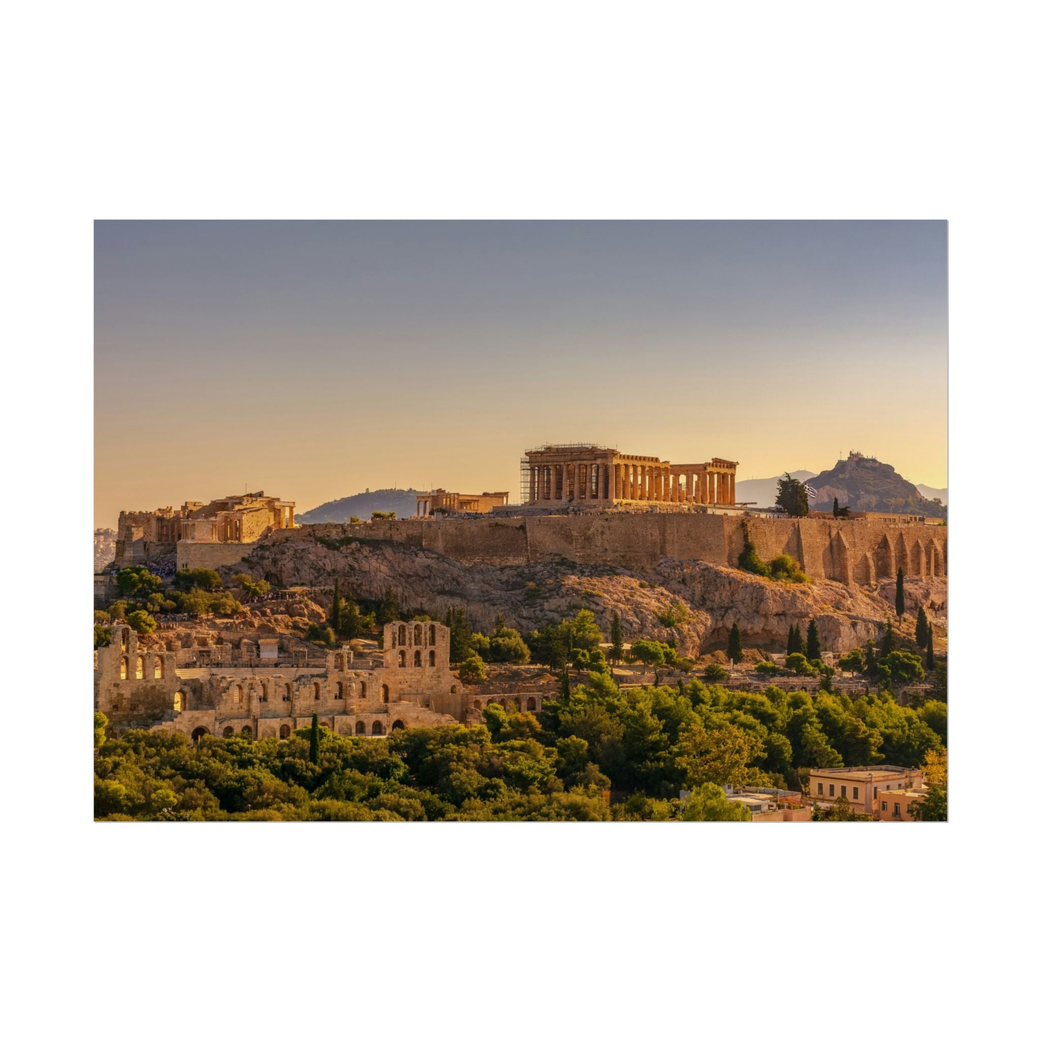 acropolis-panoramic-fine-art-poster-print-greek-wall-art-athens-greece-home-decor-travel-lover-gift-landscape
