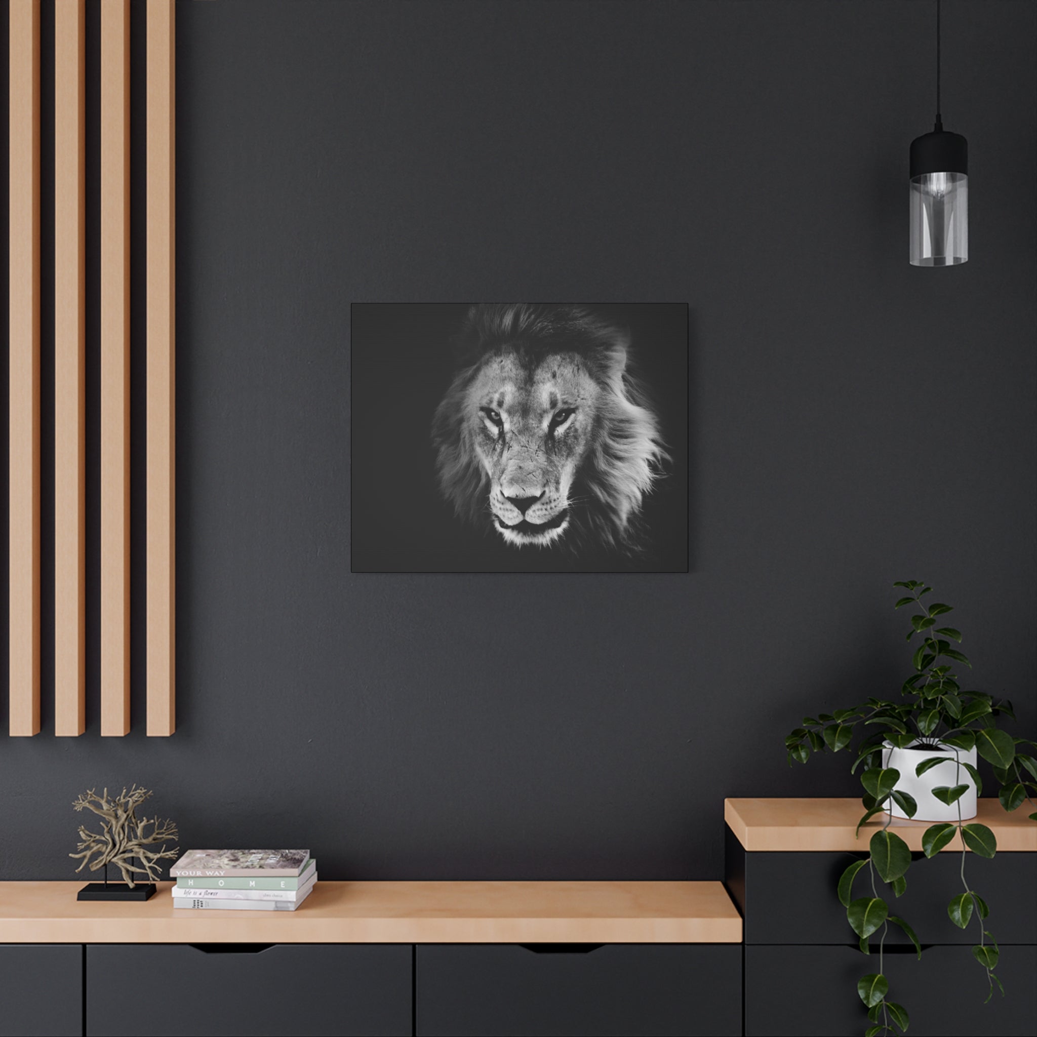 canvas-print-lion-wall-art-black-and-white-living-room-decor-matte-stretched-lion-poster-jungle-animal-art-print-wildlife-saf