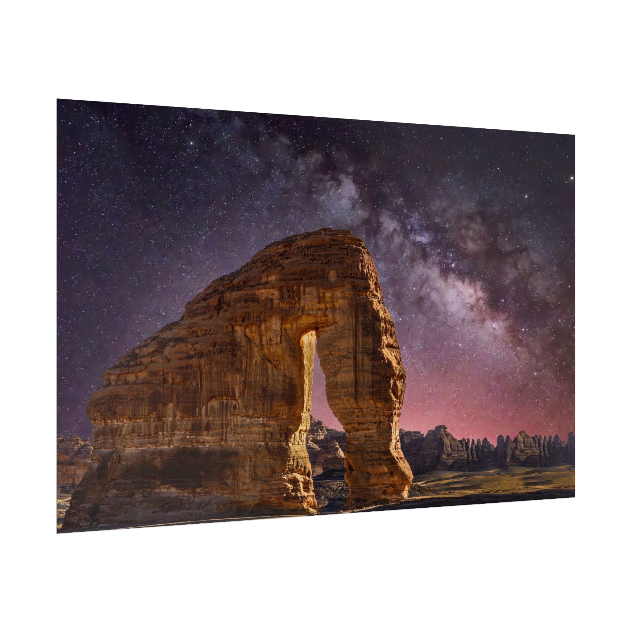 desert-landscape-poster-print-milky-way-poster-wall-art-milky-way-decor-artwork-unique-home-decor-starry-night-picture