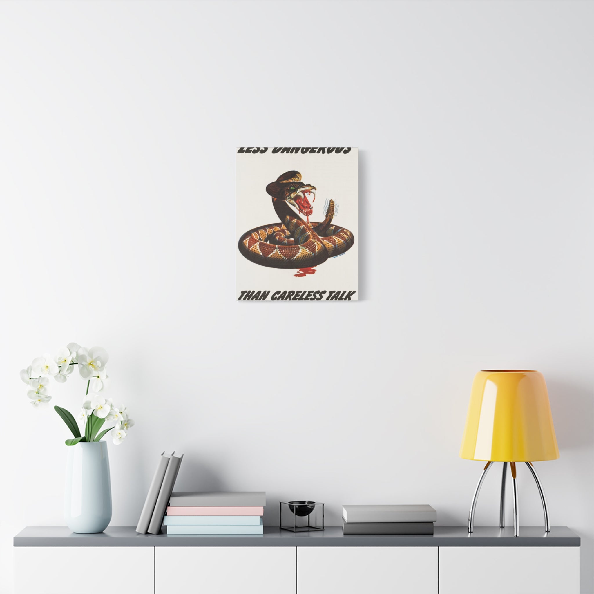 canvas-print-cobra-motivational-art-matte-finish-stretched-wall-art-less-dangerous-than-careless-talk-home-decor