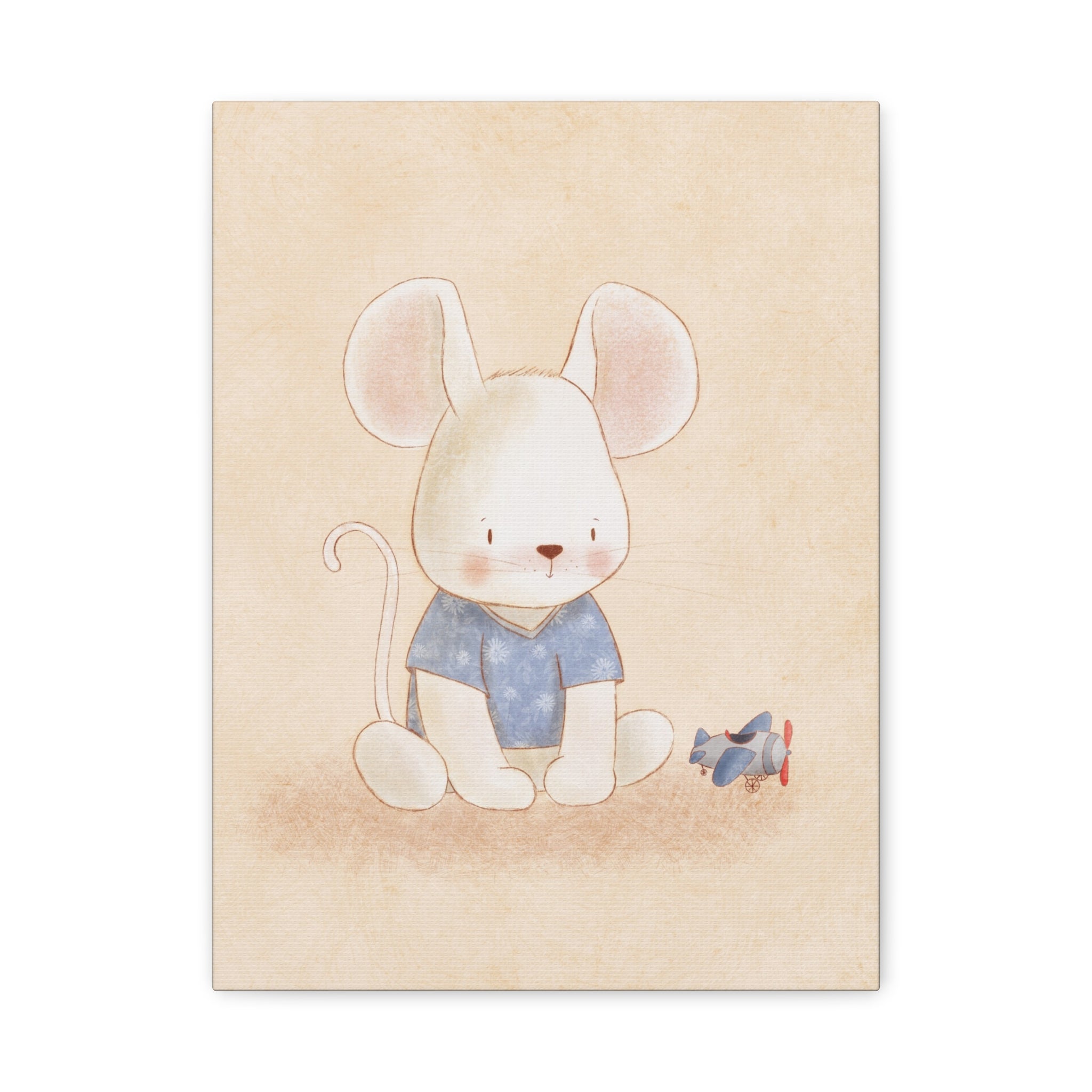 canvas-wall-art-cute-mouse-nursery-decor-baby-mouse-print-nursery-art-cute-mouse-decoration-baby-nursery-cute-animals