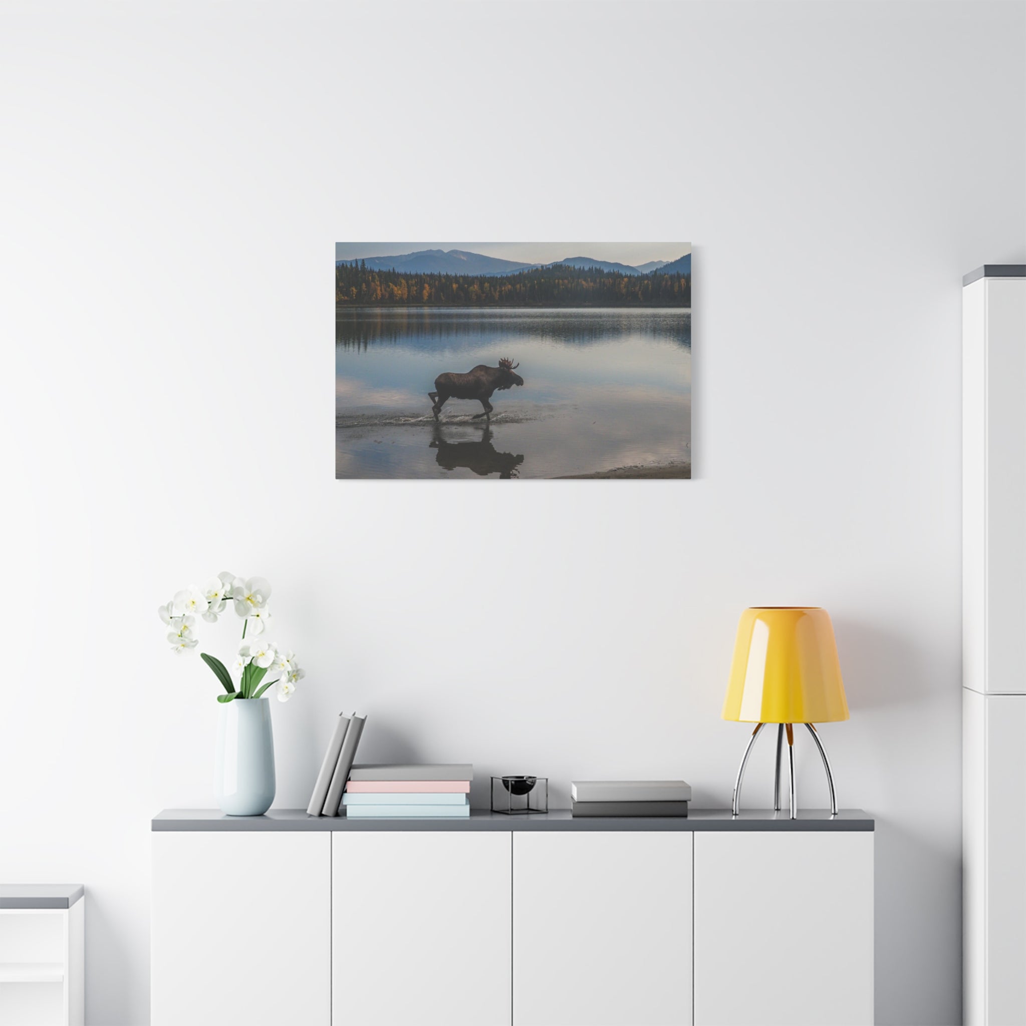 canvas-art-print-rustic-moose-wall-decor-cabin-lodge-wildlife-painting-nature-home-decor-wilderness-animal-poster-farmhouse-w