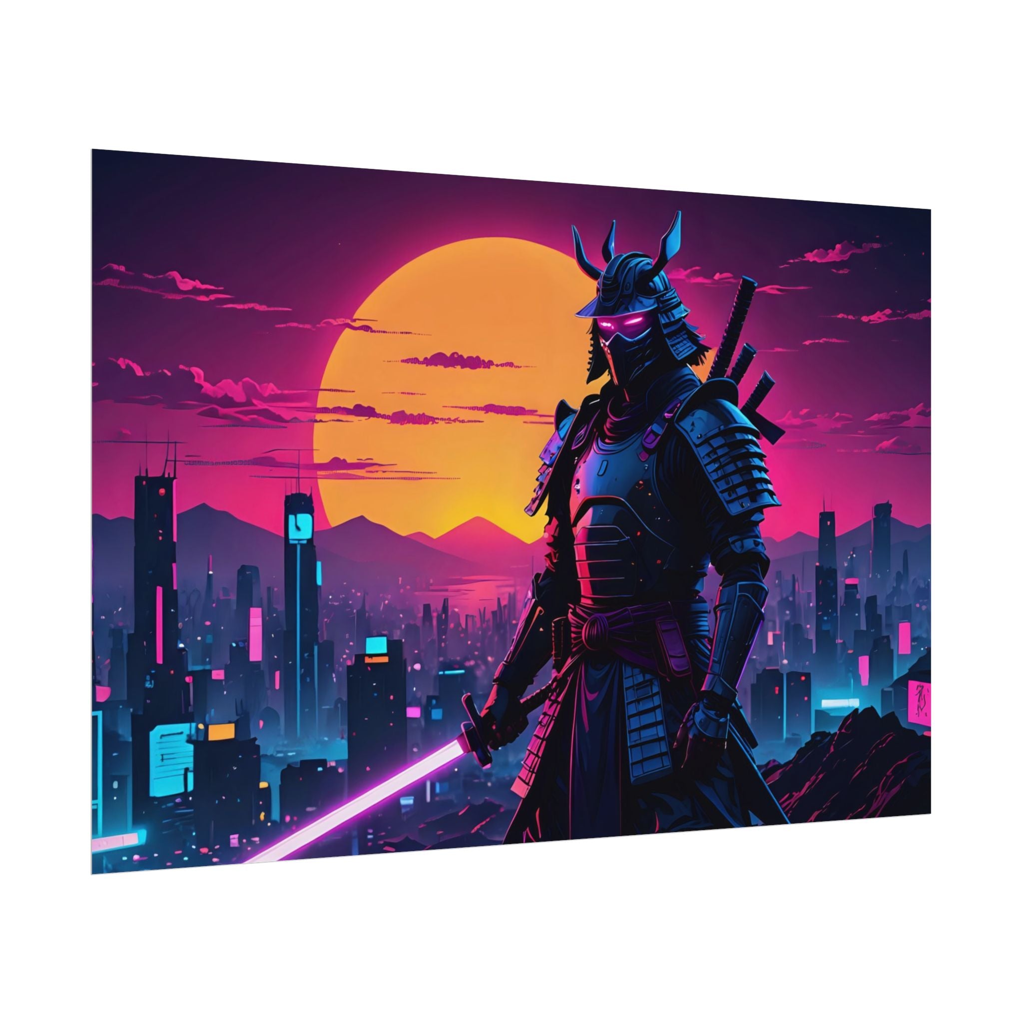 samurai-retrowave-poster-print-synthawave-wall-art-poster-gift-for-anime-fans-home-decor-japanese-art-retro-aesthetic-lightsa