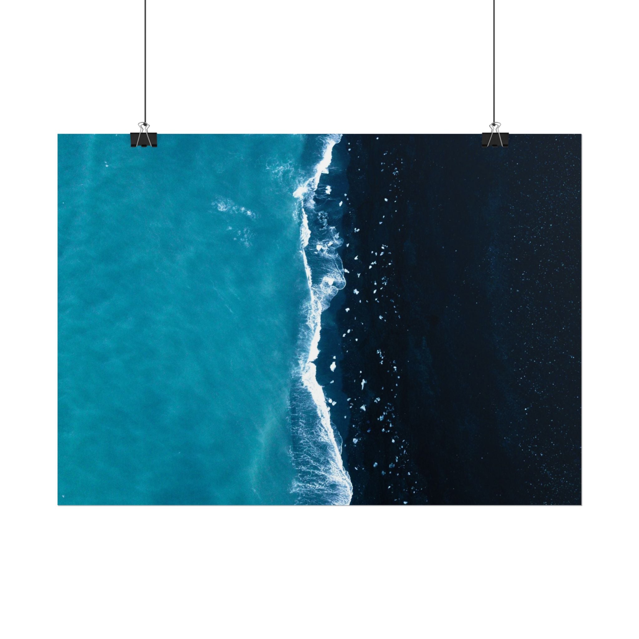 ocean-minimalist-decor-poster-print-beach-wall-art-coastal-photography-blue-ocean-print-sand-landscape-home-office-decoration