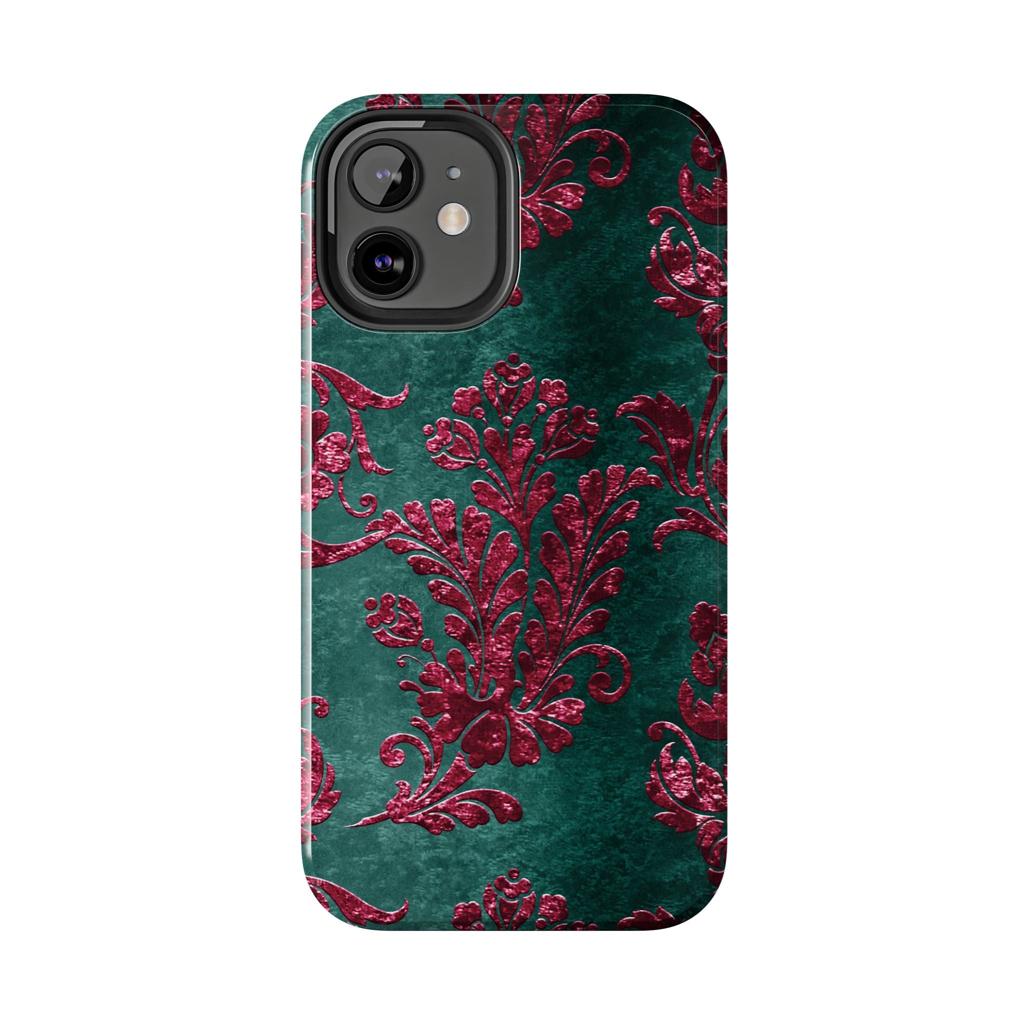 embossed-burgundy-velvet-tough-iphone-case-protective-iphone-cover-heavy-duty-iphone-case-rugged-phone-case-durable-smartphon