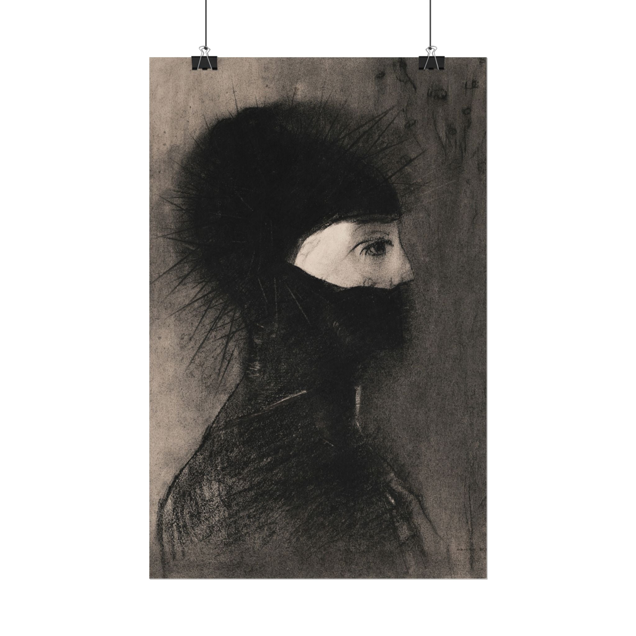 armor-by-odilon-redon-poster-print-vintage-woman-illustration-post-impressionism-art-wall-decor