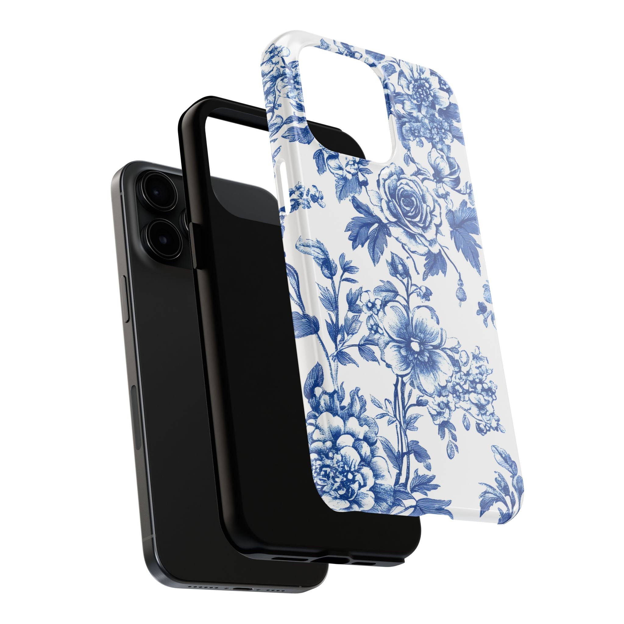 french-toile-floral-tough-iphone-case-blue-iphone-cover-protective-iphone-case-hard-shell-iphone-case-vintage-design-phone-ca