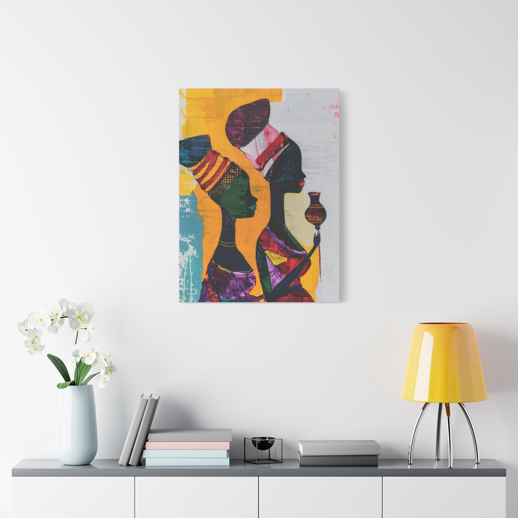canvas-wall-art-traditional-african-woman-african-portrait-afrocentric-home-decor-tribal-art-african-american-art-ethnic-wall