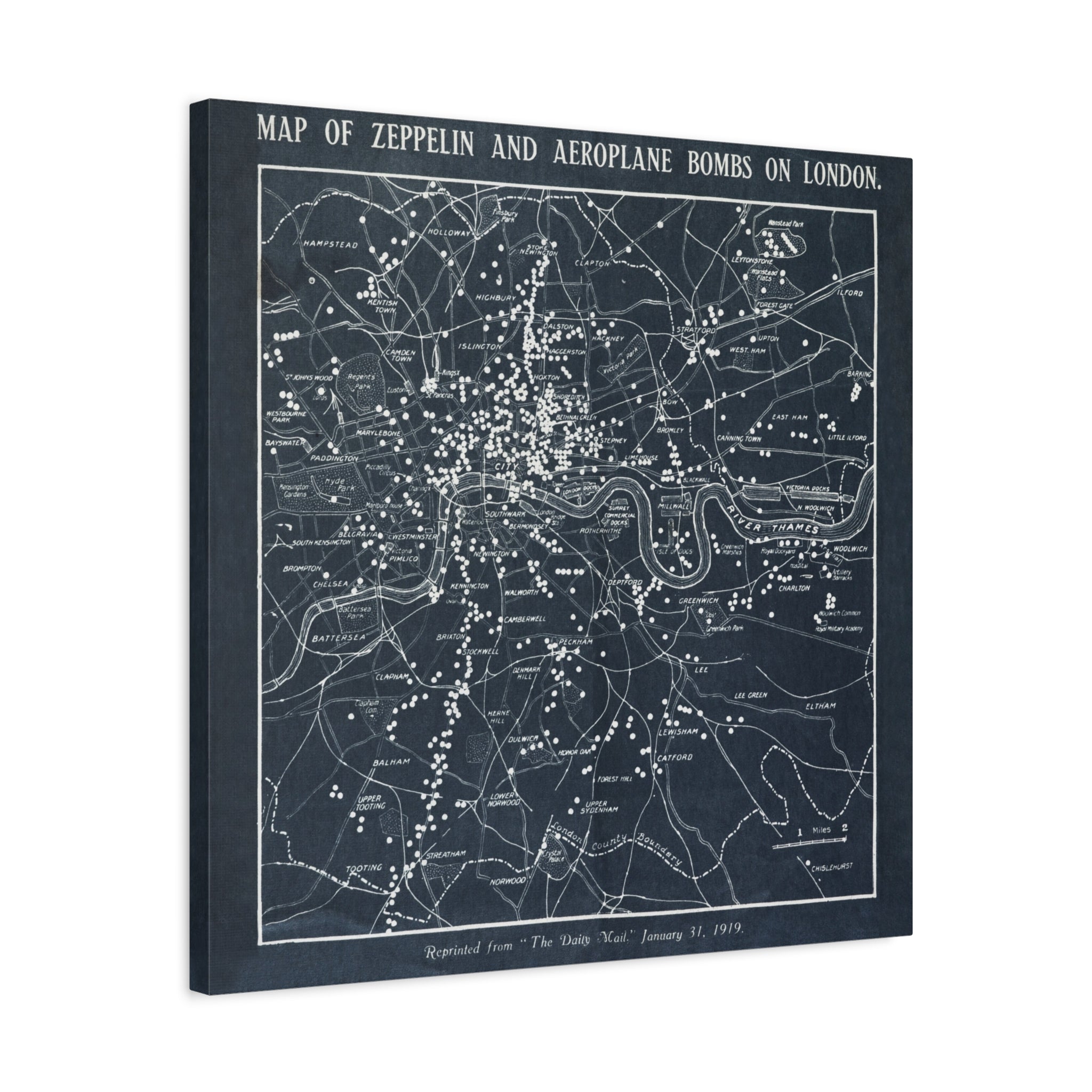 canvas-print-world-war-i-london-map-herbert-green-zeppelin-and-airplane-bombs-wall-art-decor-london-ww1