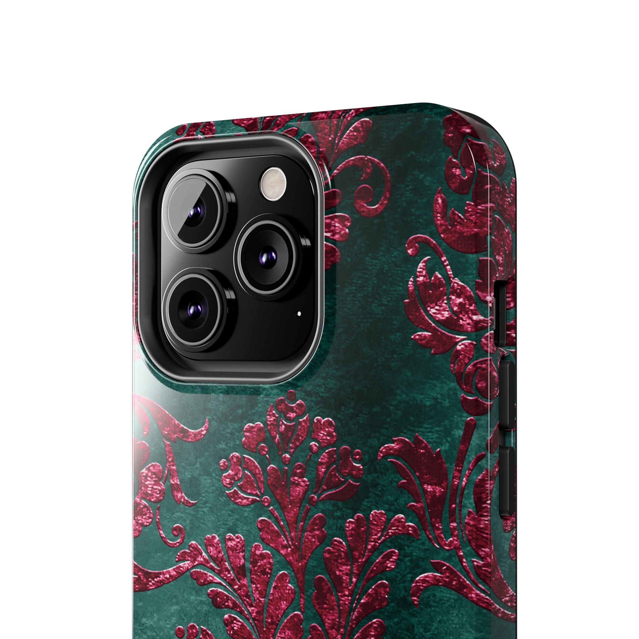 embossed-burgundy-velvet-tough-iphone-case-protective-iphone-cover-heavy-duty-iphone-case-rugged-phone-case-durable-smartphon