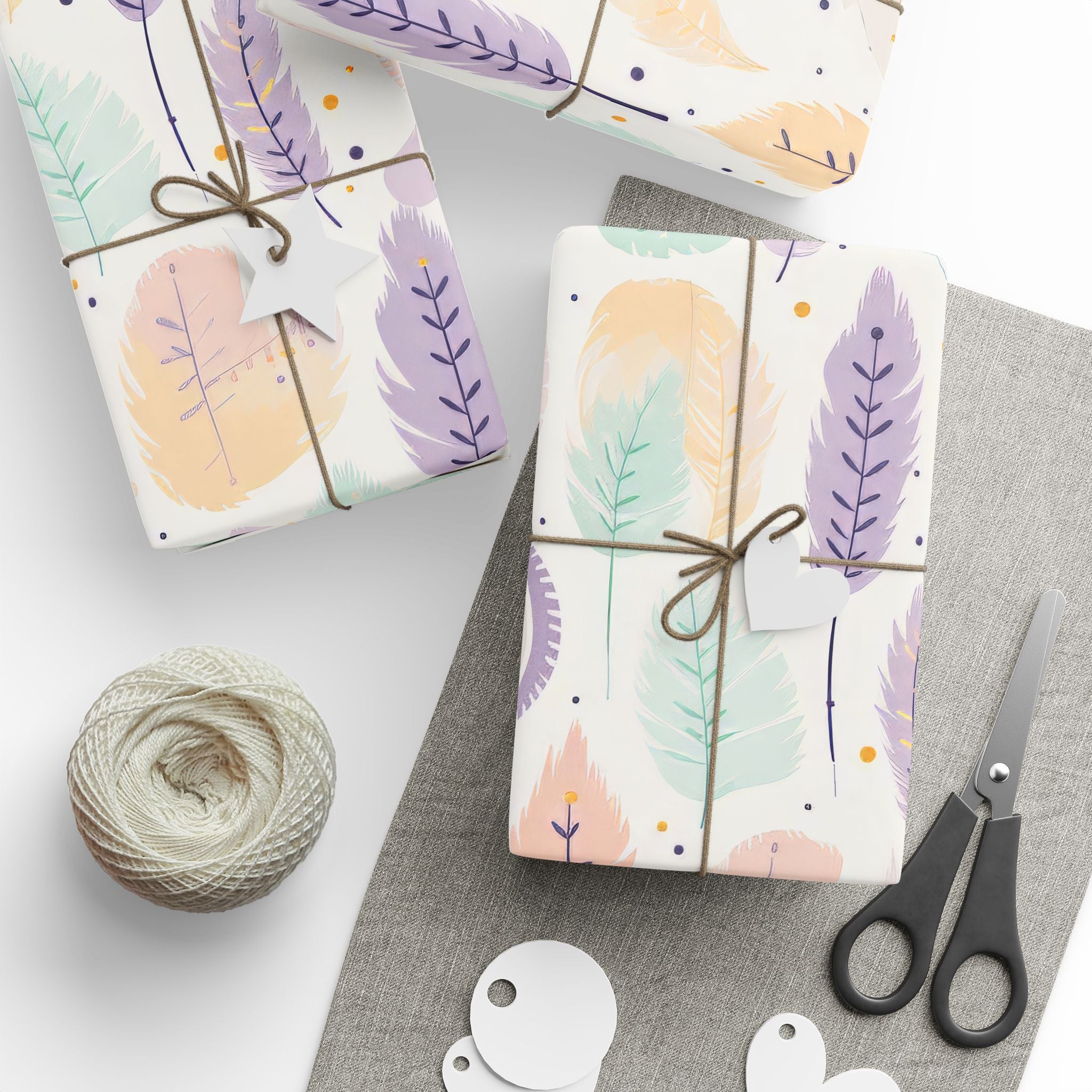 boho-wrapping-papers-pastel-gift-wrap-roll-for-birthday-unique-bohemian-design-holiday-present-wrap-scandinavian-style-packag