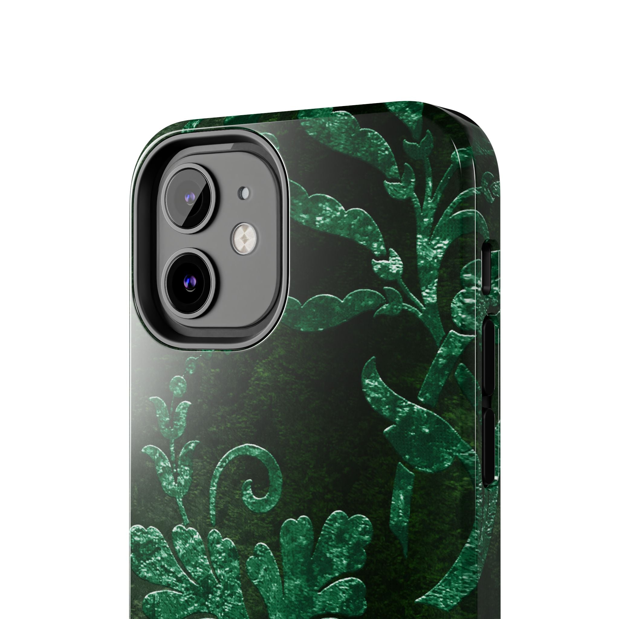 embossed-emerald-velvet-tough-phone-case-protective-iphone-cover-heavy-duty-phone-case-rugged-phone-case-durable-smartphone-c
