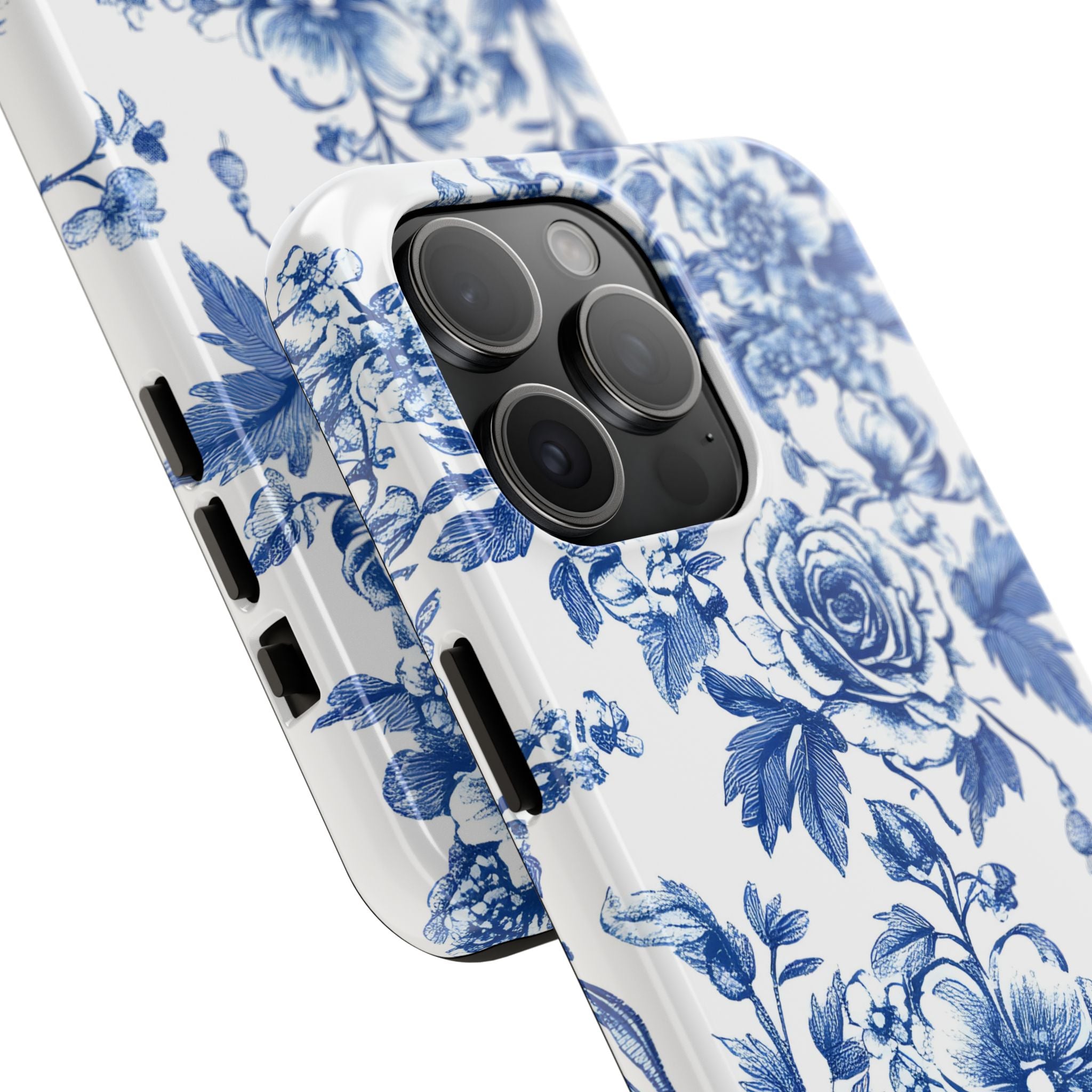 french-toile-floral-tough-iphone-case-blue-iphone-cover-protective-iphone-case-hard-shell-iphone-case-vintage-design-phone-ca