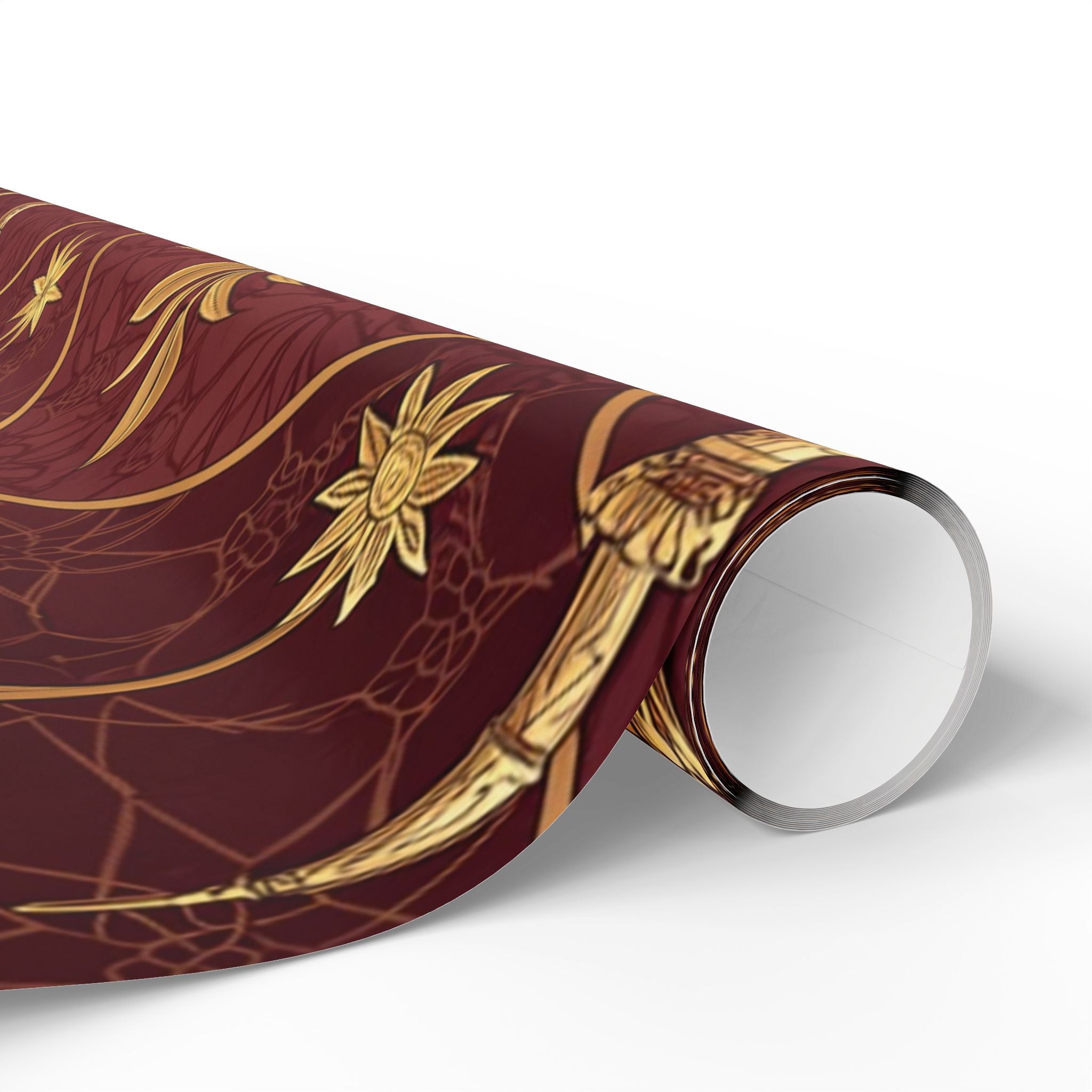 ramadan-night-wrapping-papers-islamic-crescent-moon-gift-wrap-mosque-silhouette-eid-holiday-supplies-festive-present-packagin