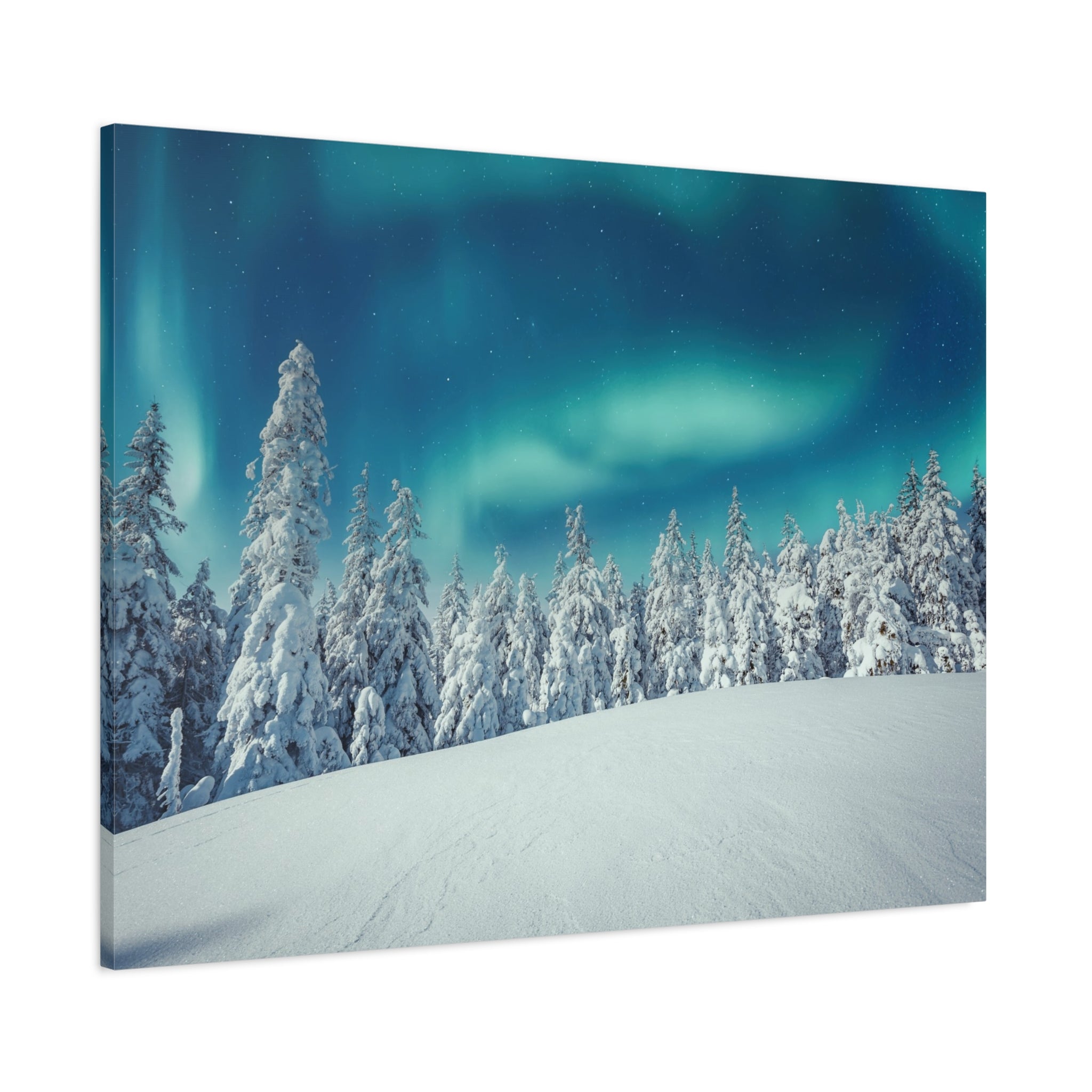 winter-canvas-wall-art-print-winter-tree-aurora-borealis-winter-decor-matte-canvas