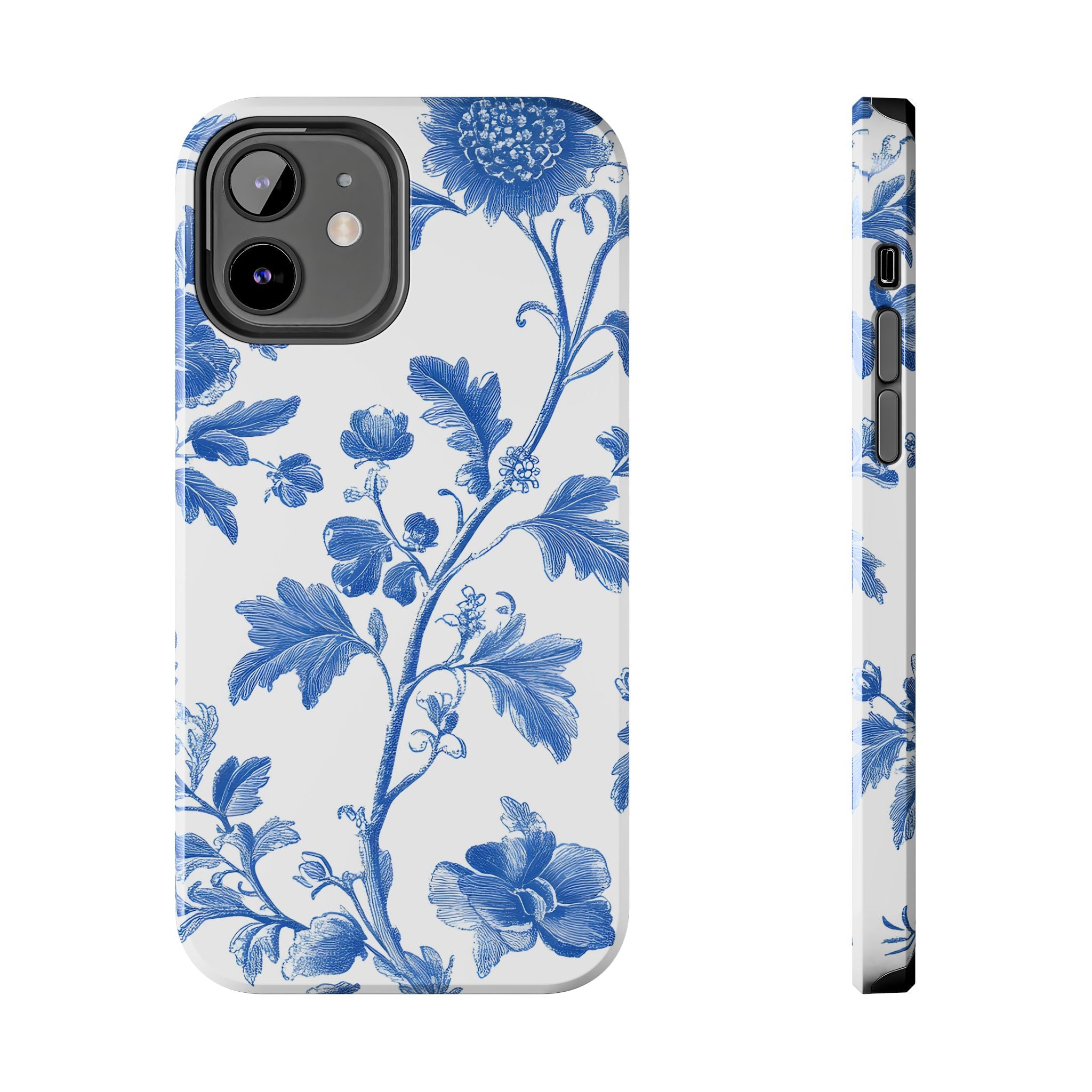 french-toile-floral-tough-iphone-case-blue-iphone-cover-protective-iphone-case-hard-shell-iphone-case-vintage-design-iphone-c
