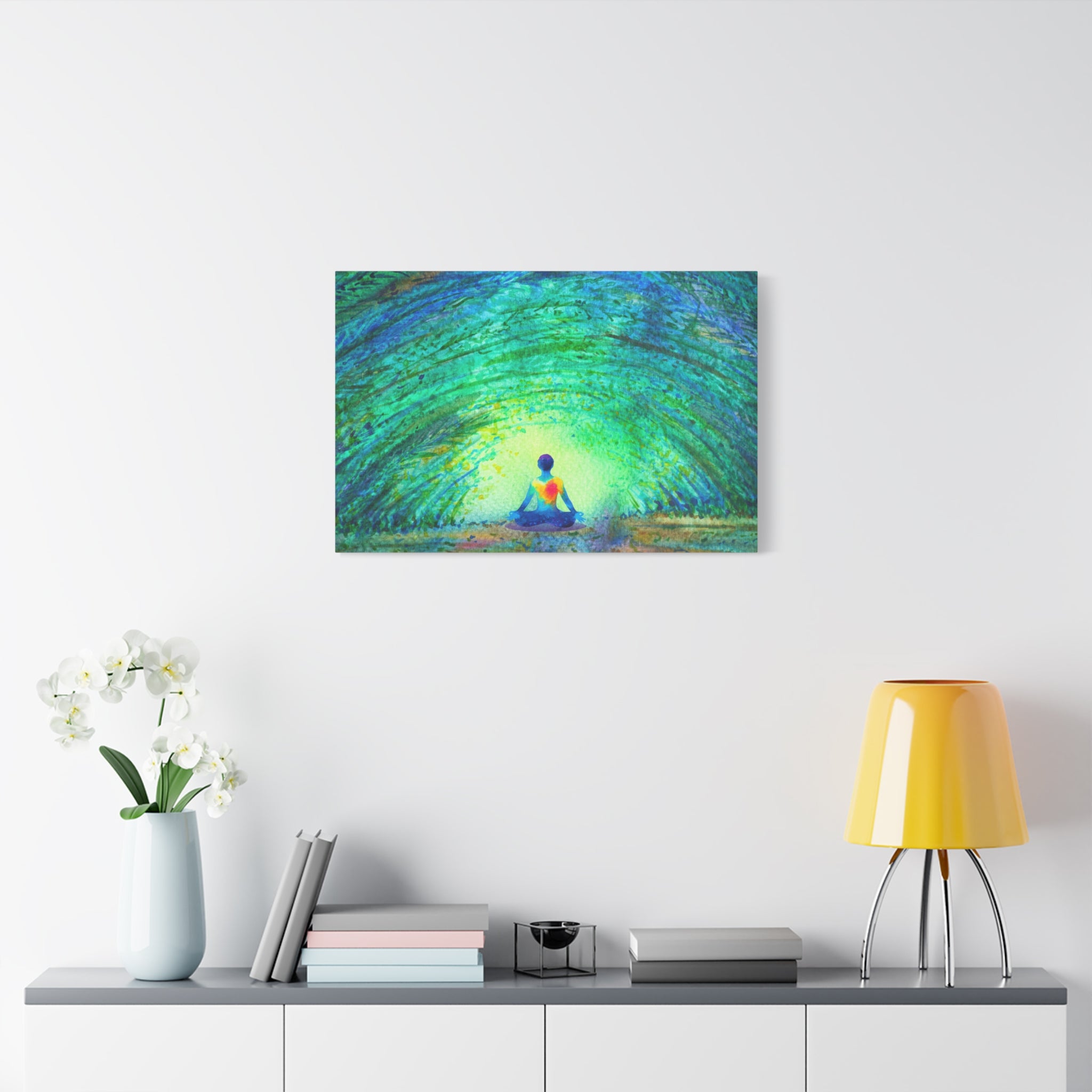 canvas-wall-art-yoga-nature-peace-home-decor-meditation-gift-mindfulness-painting-zen-retreat-print-living-room-decor