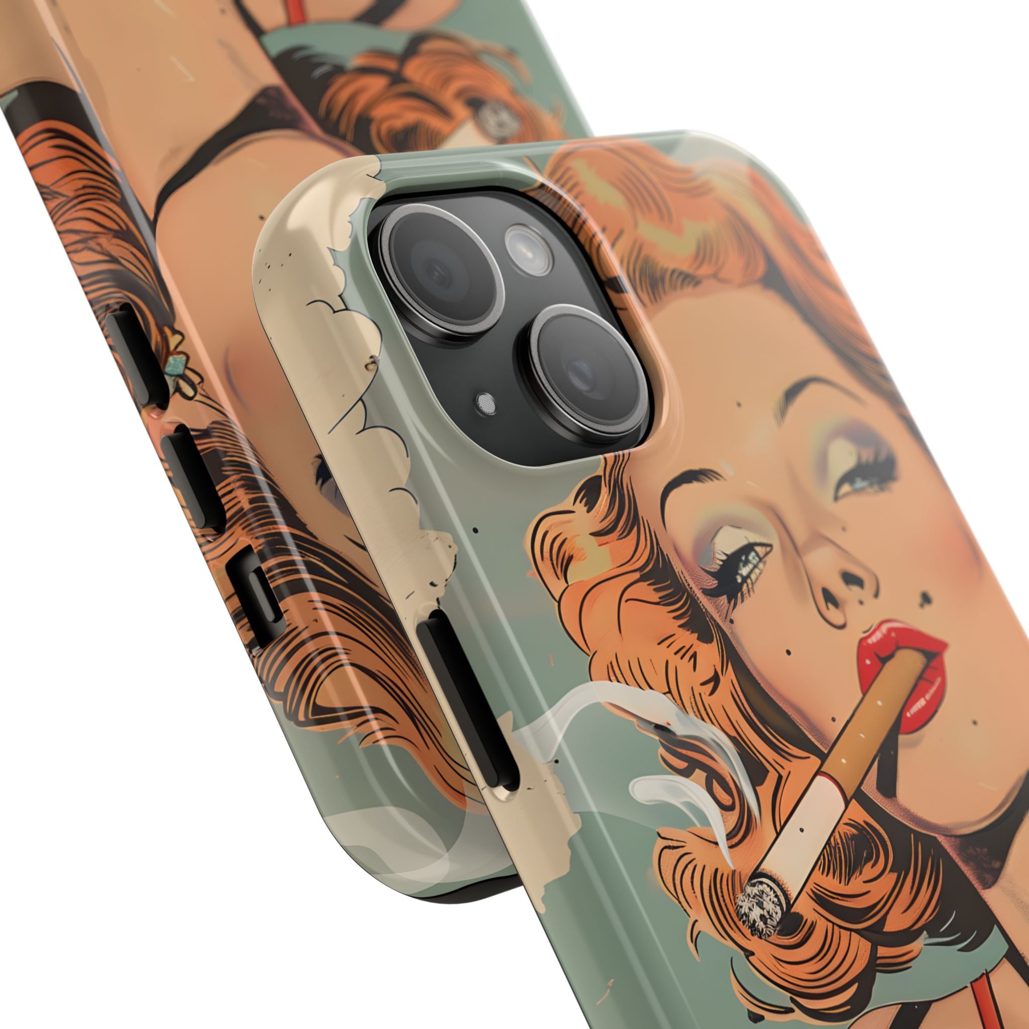tough-phone-cases-vintage-pin-up-girl-iphone-cover-strong-phone-protector-retro-pinup-design-protective-smartphone-case