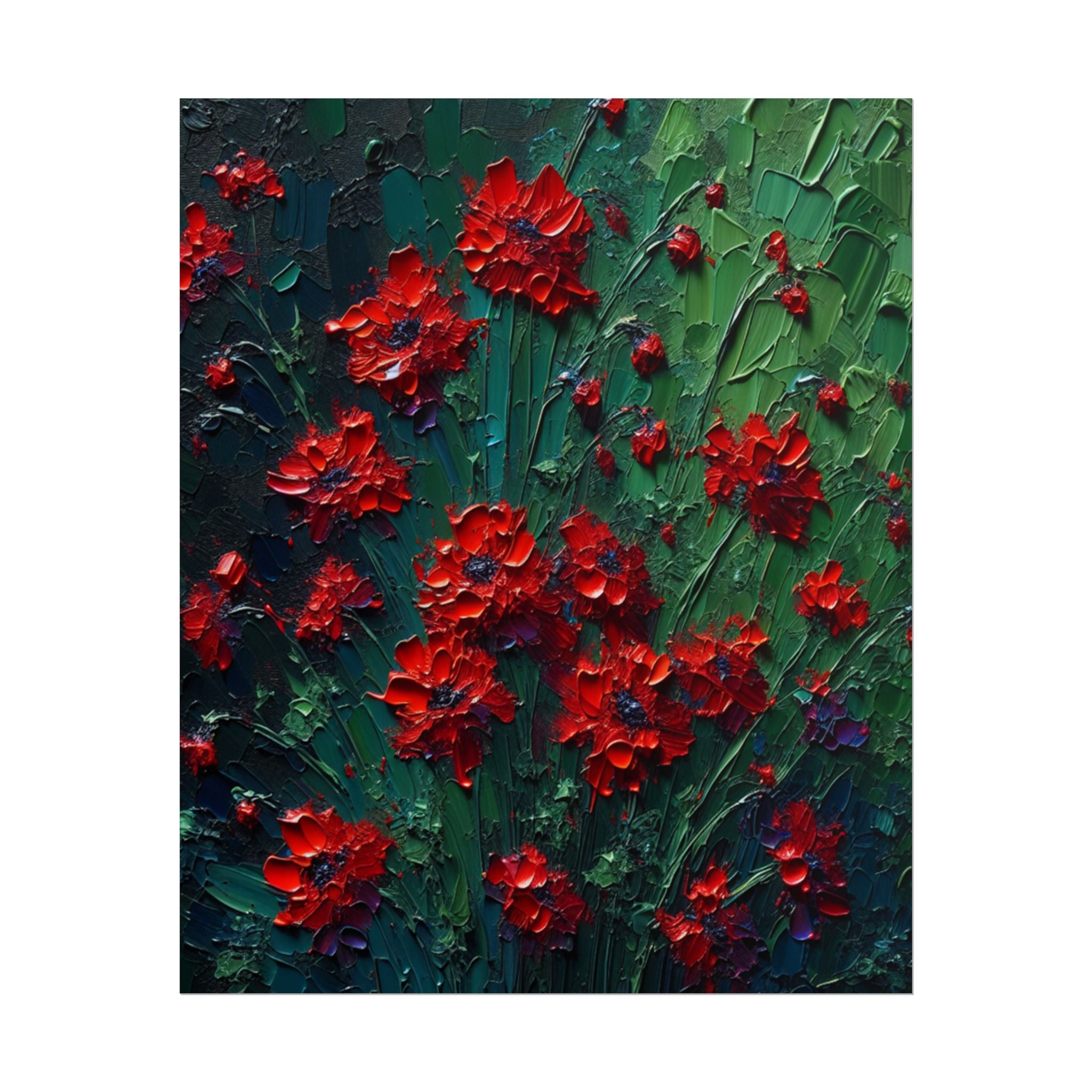 red-wildflowers-poster-print-impasto-oil-painting-look-stretched-wall-art-home-decor-floral-print-gift-for-nature-lover
