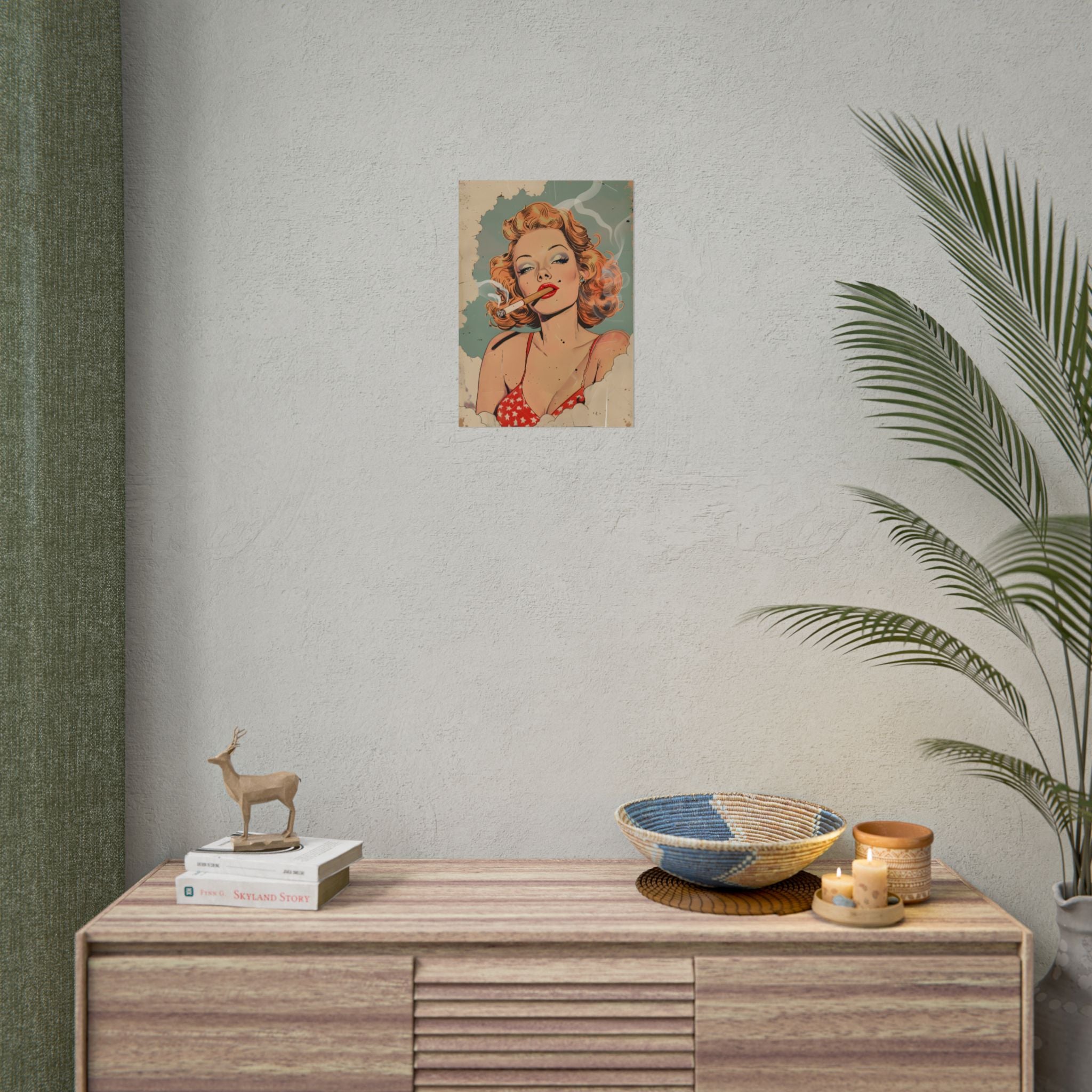 vintage-pin-up-girl-poster-print-vintage-poster-wall-art-retro-pinup-poster-pin-up-illustration-home-decor-wall-hanging-vinta