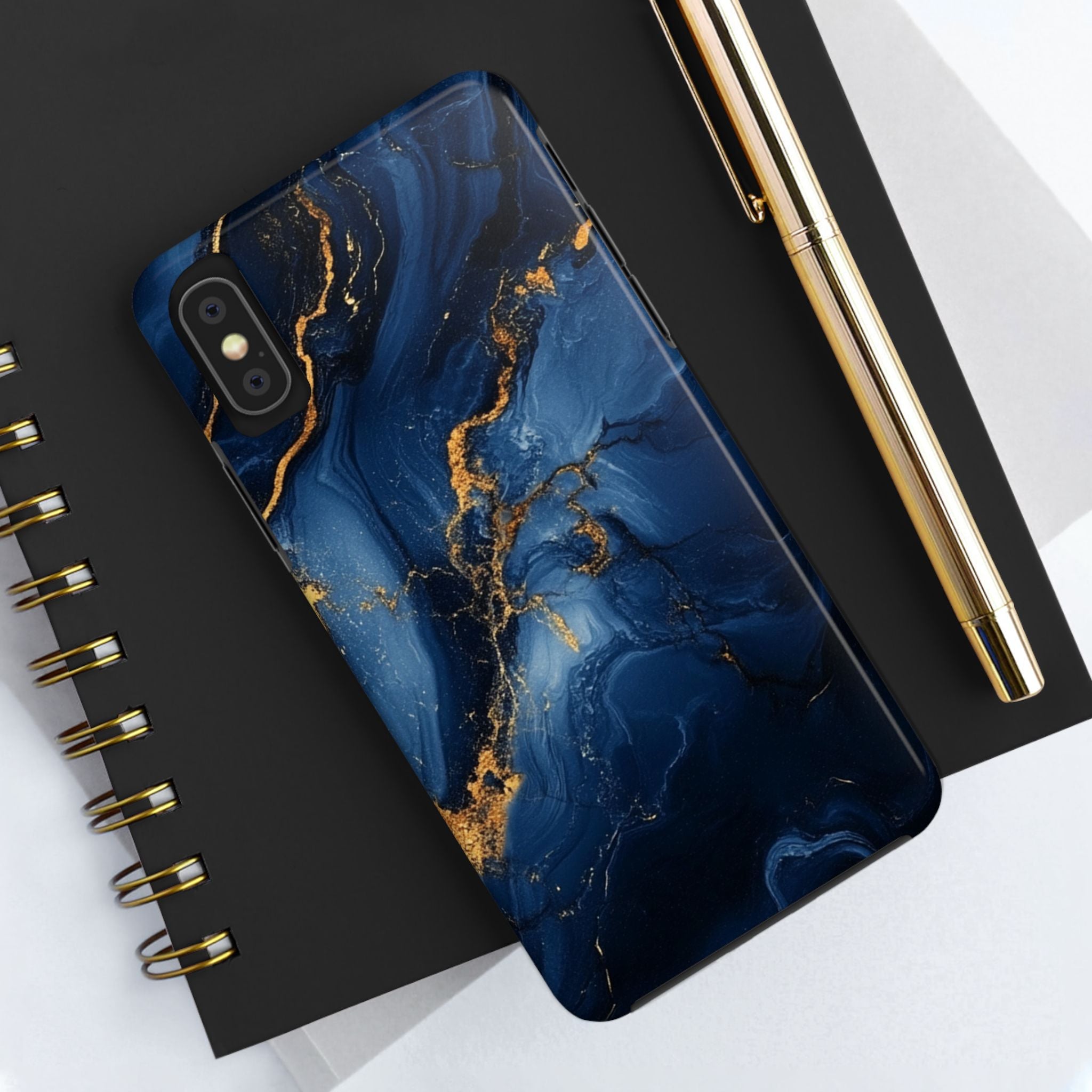 blue-gold-marble-iphone-tough-case-elegant-minimalist-protective-cover-stylish-phone-shell-hard-shell-iphone-case-trendy-acce