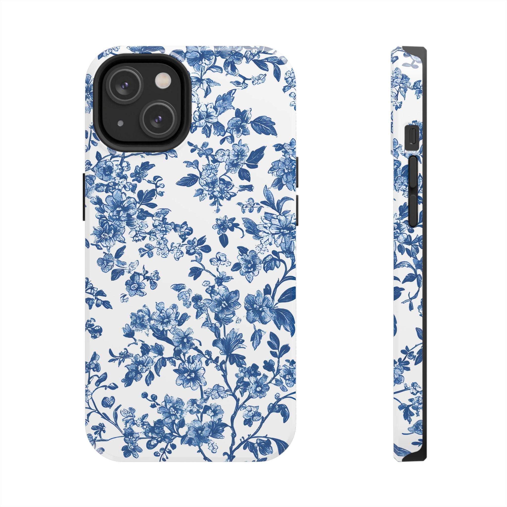 french-toile-floral-tough-iphone-case-blue-iphone-cover-protective-iphone-case-hard-shell-iphone-case-vintage-design-phone-ca