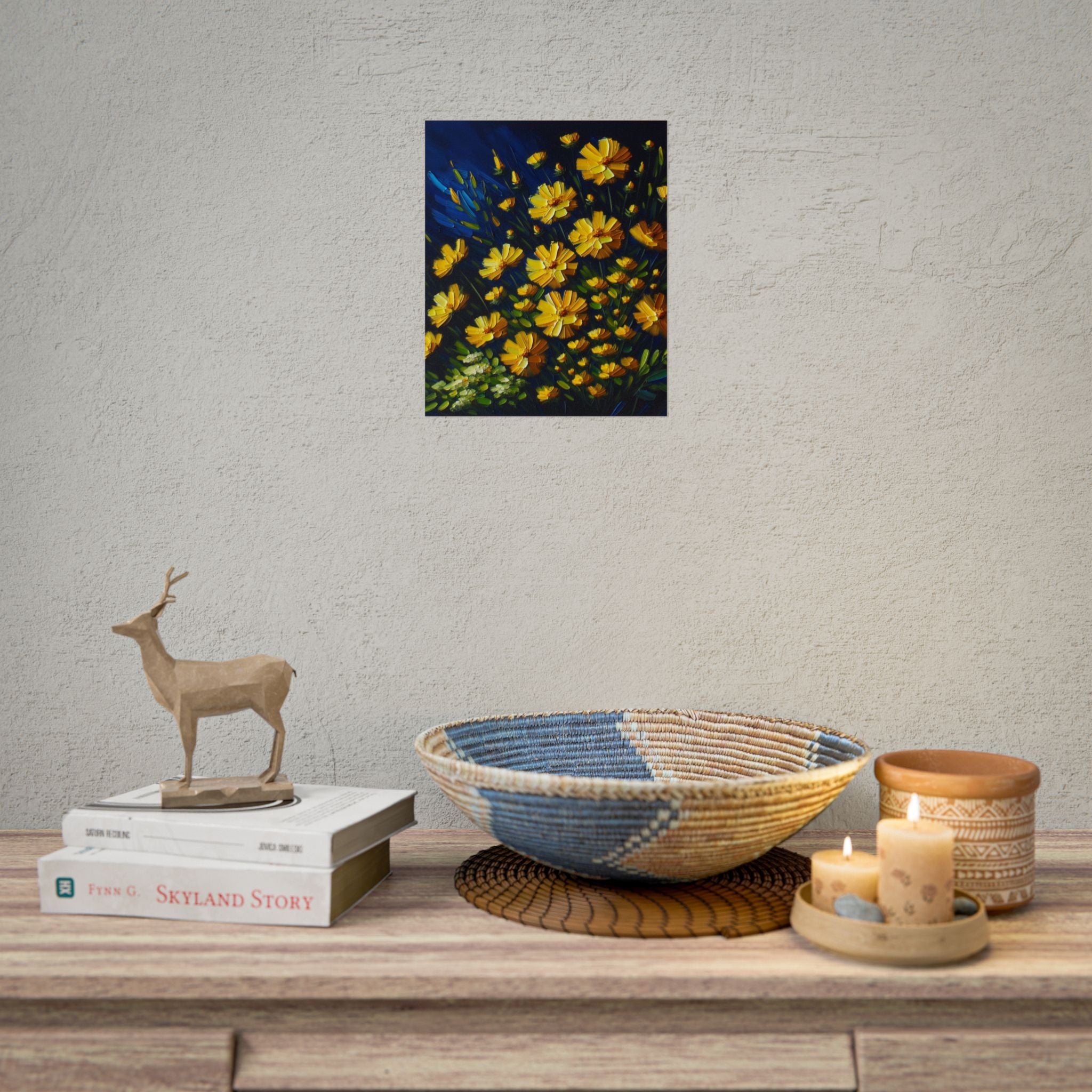 yellow-wildflowers-fine-art-poster-print-impasto-oil-painting-look-poster-wall-art-home-decor-floral-print-gift-for-nature-lo