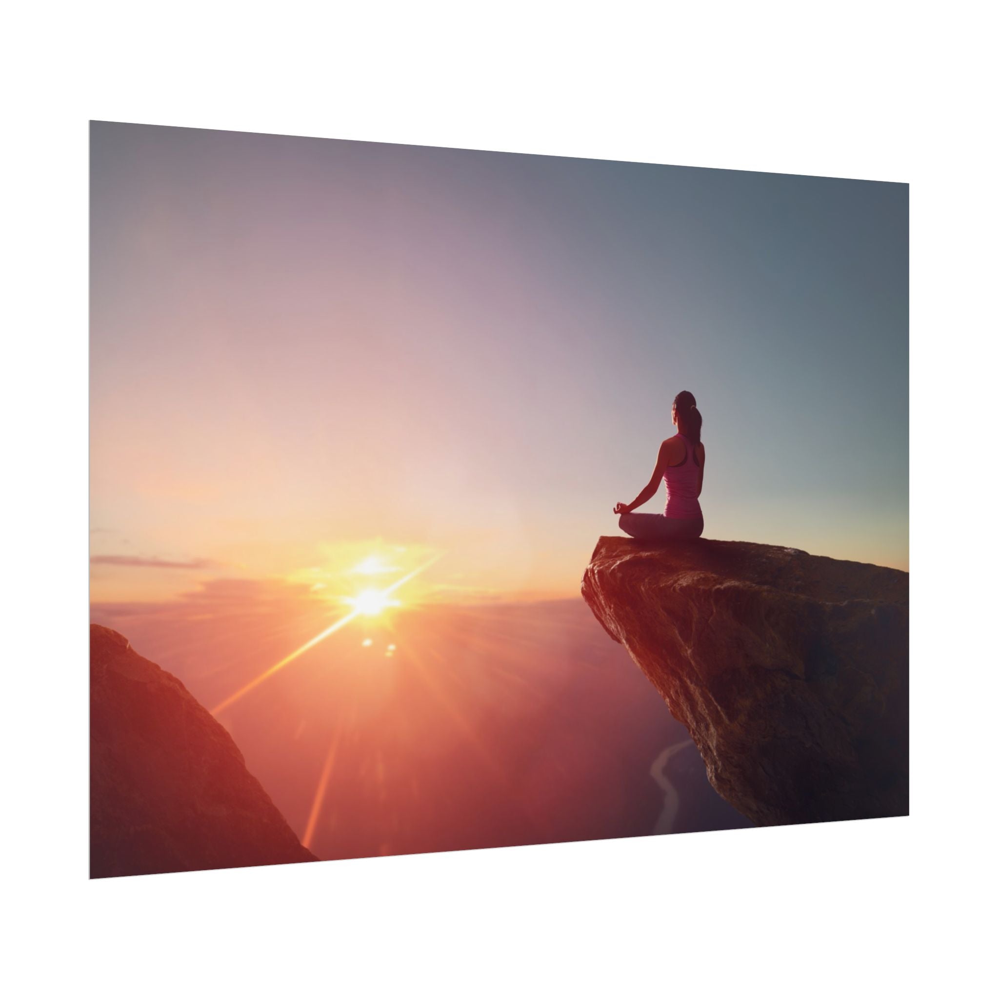 sunset-meditation-poster-yoga-wall-decor-mindfulness-poster-art-print-spiritual-gift-serene-home-decor-rolled-posters