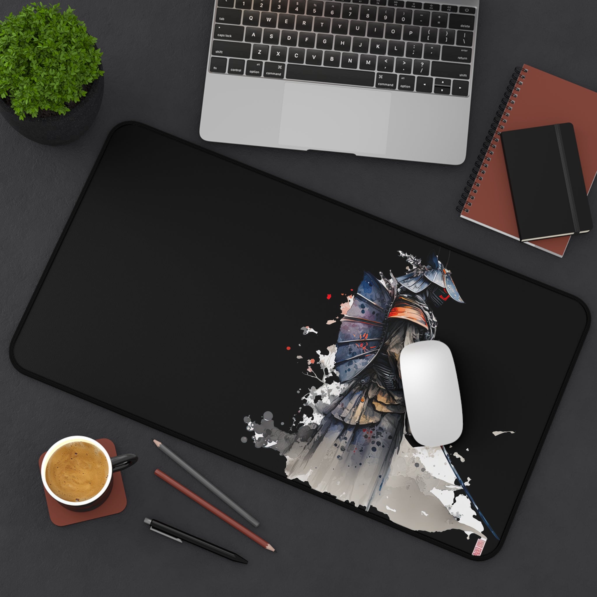 japanese-samurai-watercolor-mousepad-desk-mat-desk-pad-for-home-office-grey-large-gaming-work-desk-large-keyboard-mat-gift-fo