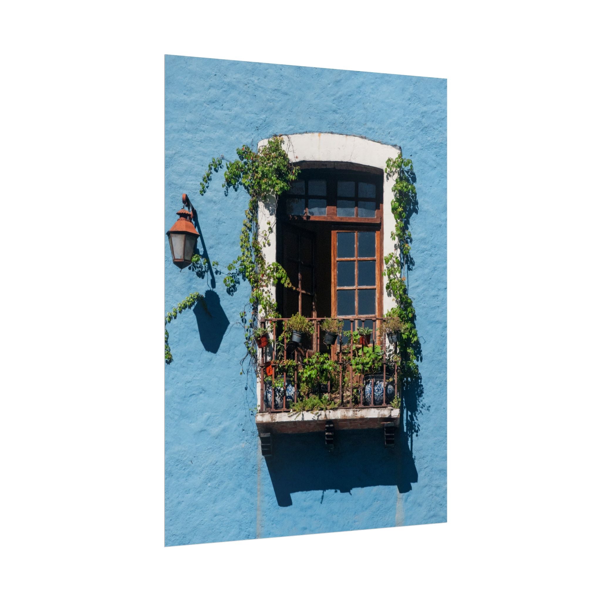 Rolled Posters, Mexican Balcony Home Decor Wall Art Hanging, Living Room Housewarming Gift, Poster Wall Art