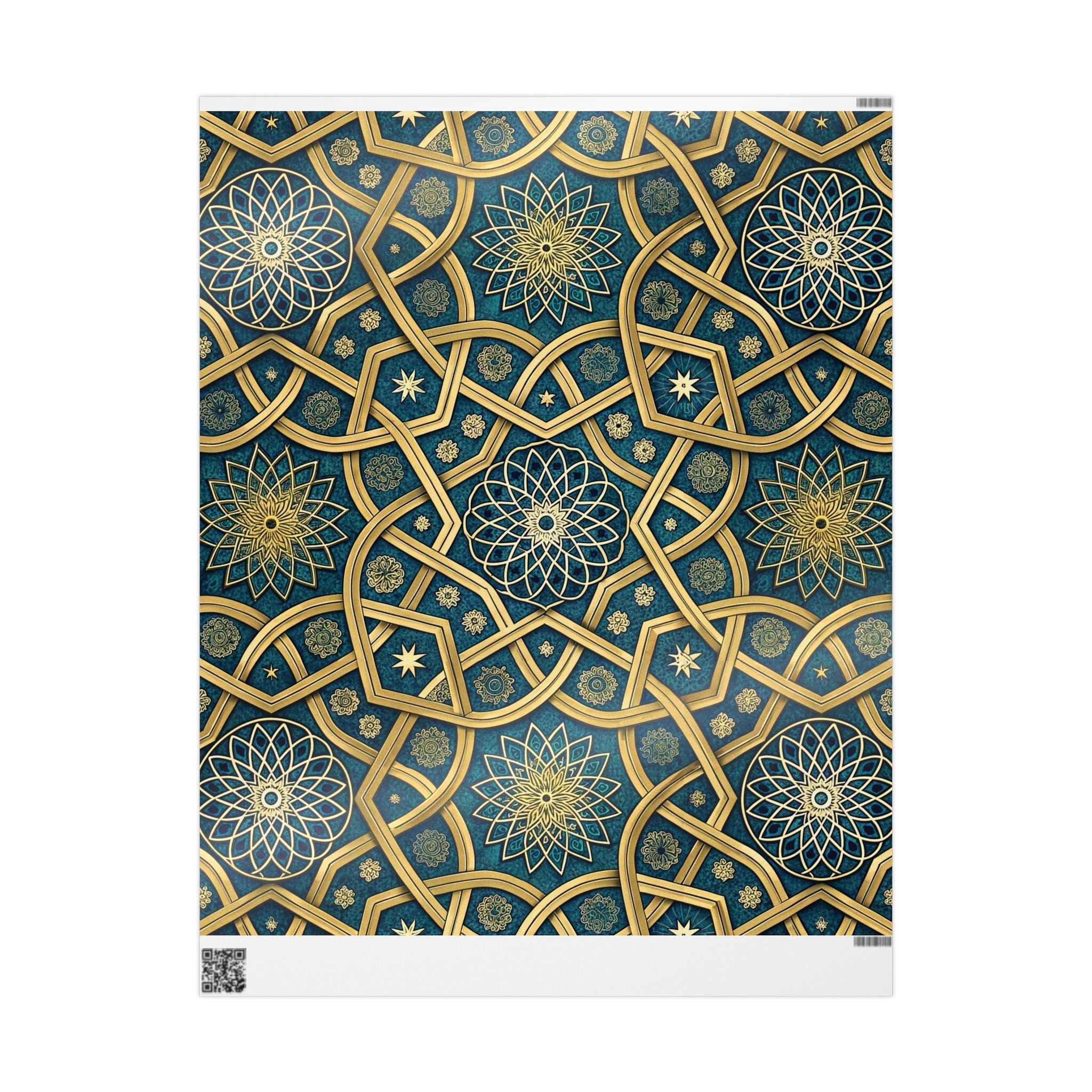 islamic-geometric-pattern-wrapping-papers-gift-wrap-roll-for-eid-ramadan-festive-decorative-crafts-art-projects