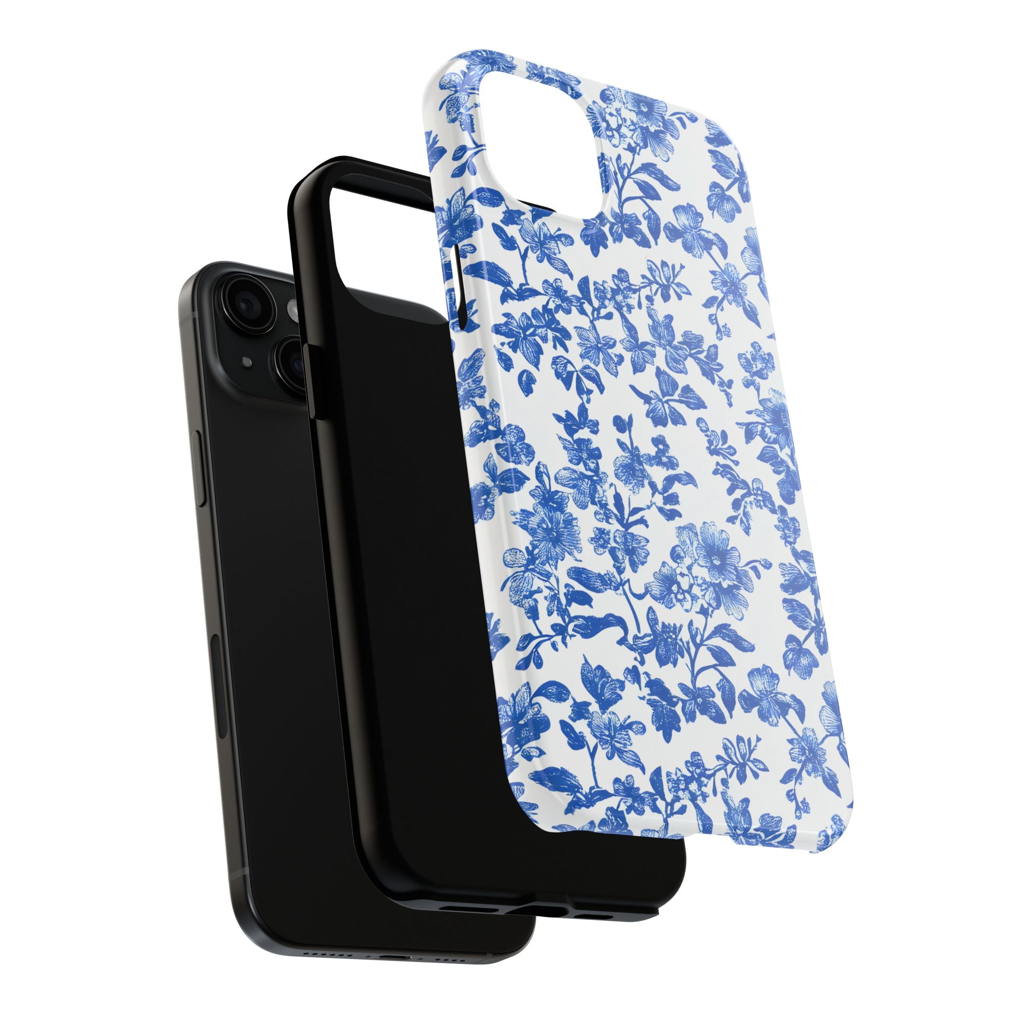 french-toile-floral-tough-iphone-case-blue-iphone-cover-protective-iphone-case-hard-shell-iphone-case-vintage-design-phone-ca
