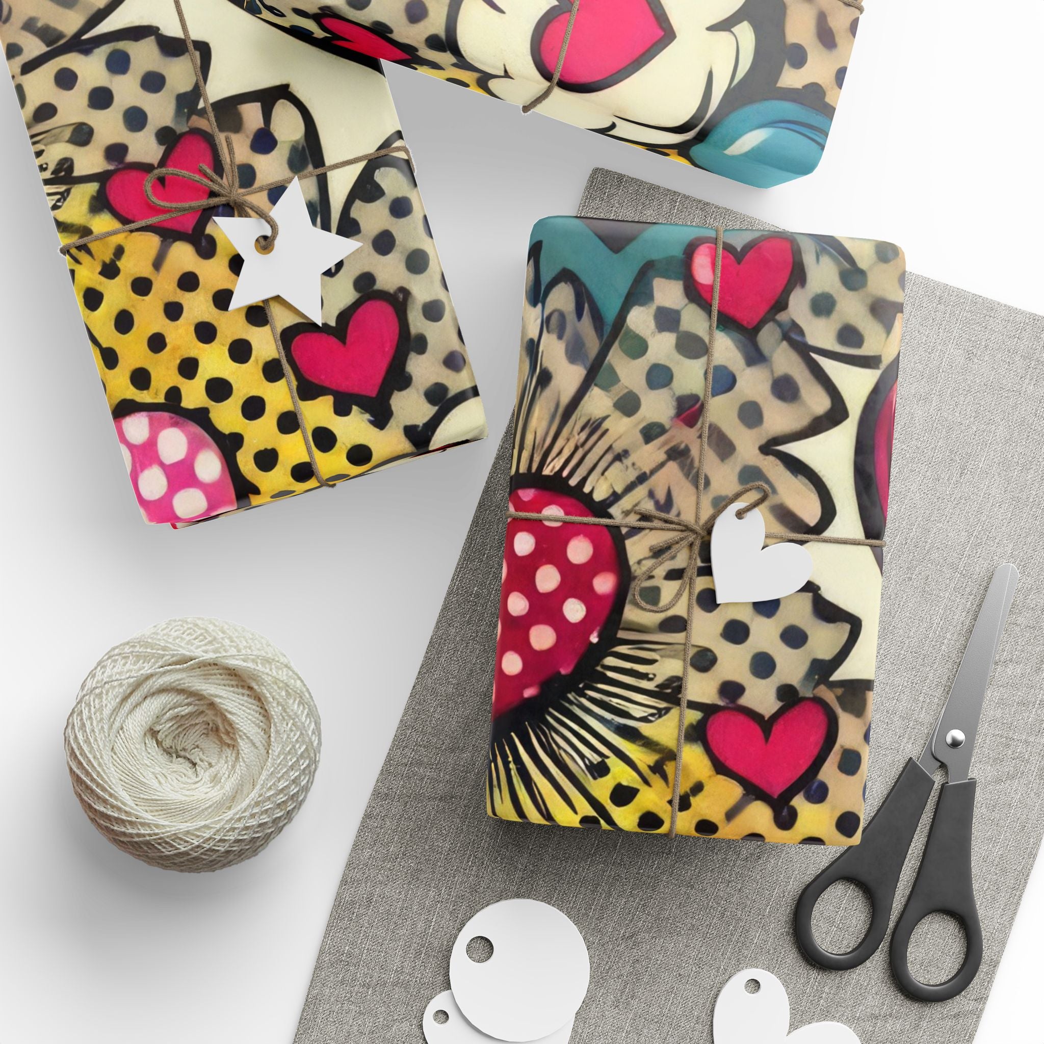 valentines-day-pop-art-gift-wrapping-papers-v-day-gift-wrap-roll-heart-love-pattern-romantic-present-packaging-anniversary-bi