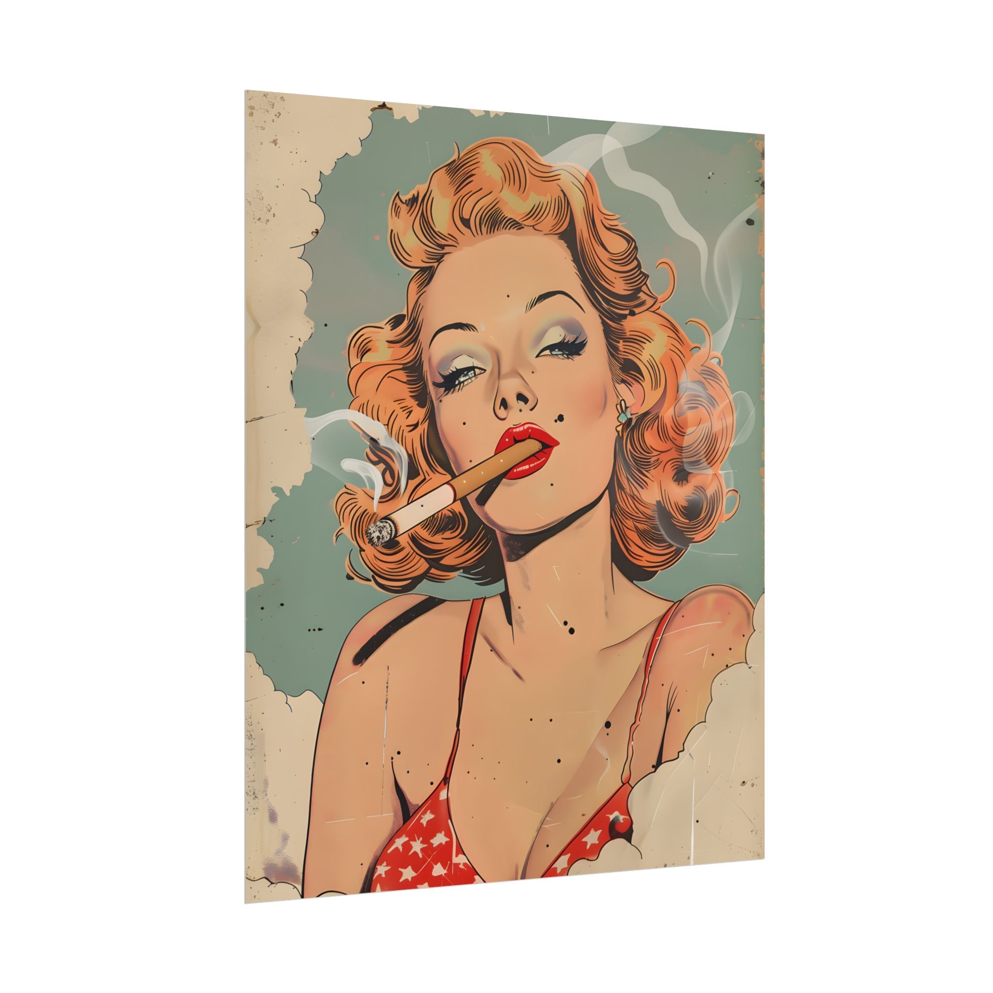 vintage-pin-up-girl-poster-print-girl-smoking-cigarette-wall-art-retro-pinup-poster-pin-up-illustration-home-decor-wall-hangi