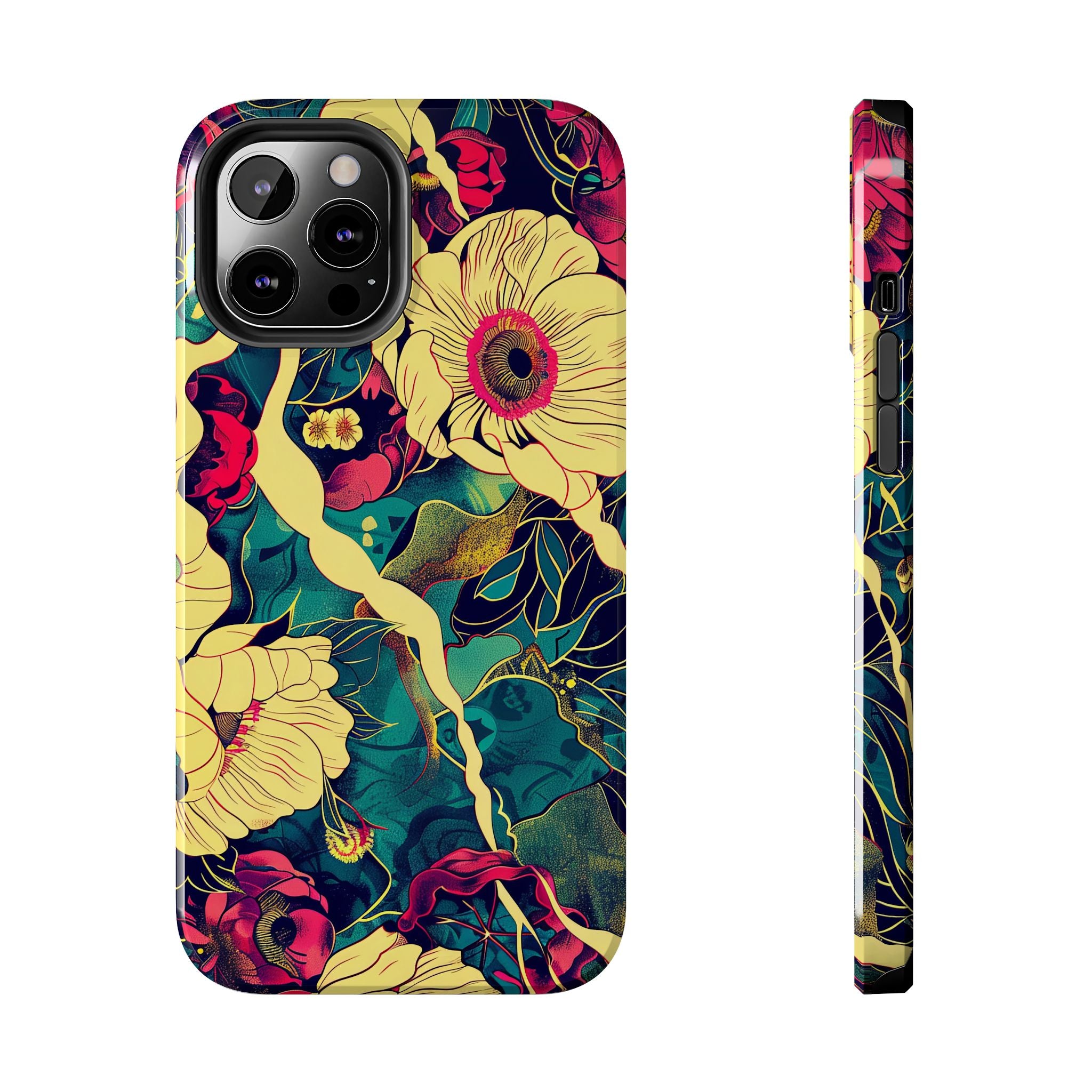iphone-tough-case-retro-japanese-flowers-floral-phone-cover-vintage-japanese-style-protective-phone-case-asian-floral-design-