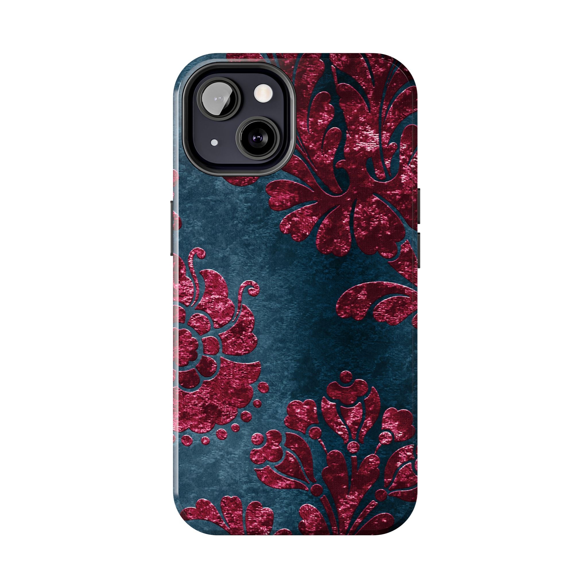 embossed-burgundy-velvet-tough-iphone-case-protective-iphone-cover-heavy-duty-iphone-case-rugged-phone-case-durable-smartphon