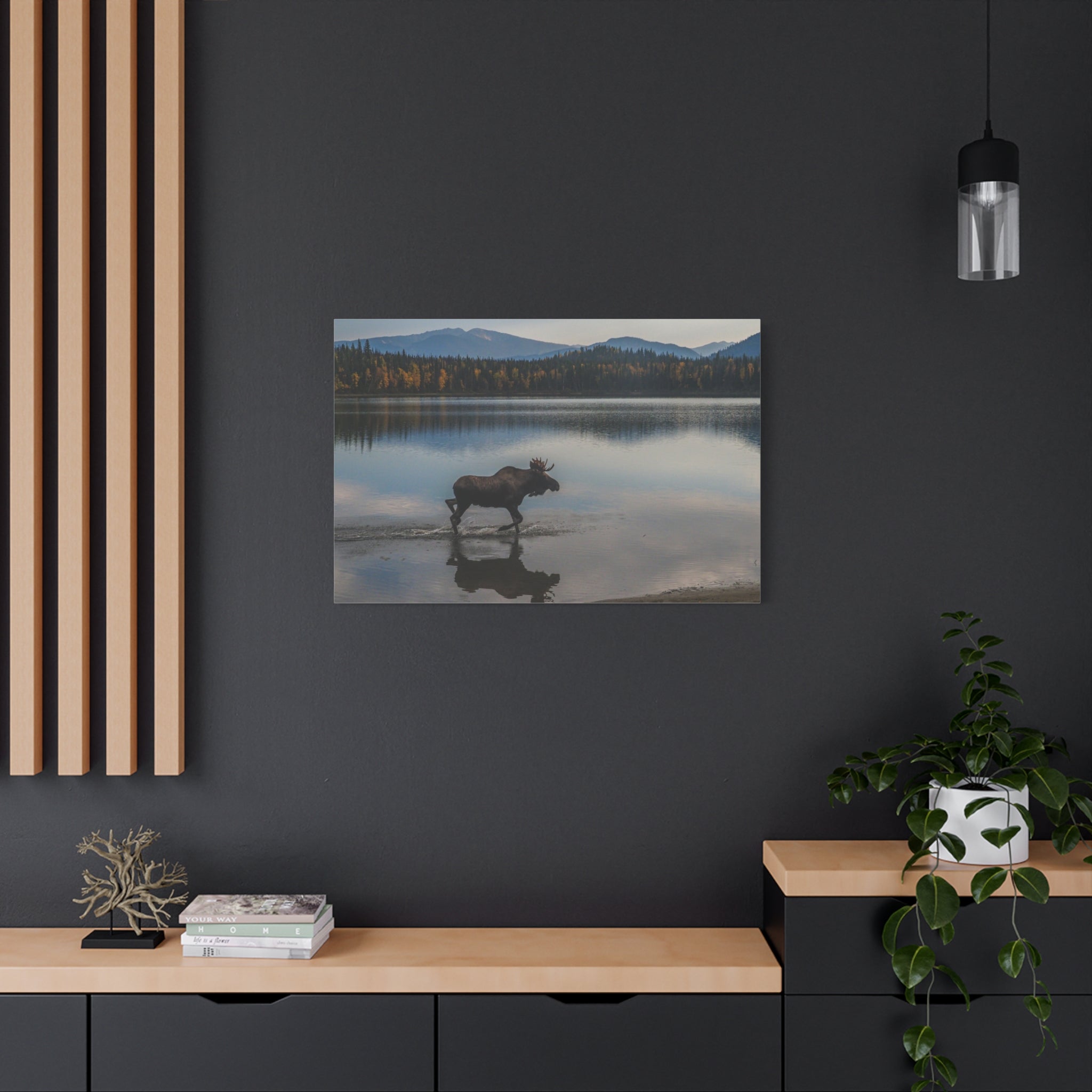 canvas-art-print-rustic-moose-wall-decor-cabin-lodge-wildlife-painting-nature-home-decor-wilderness-animal-poster-farmhouse-w