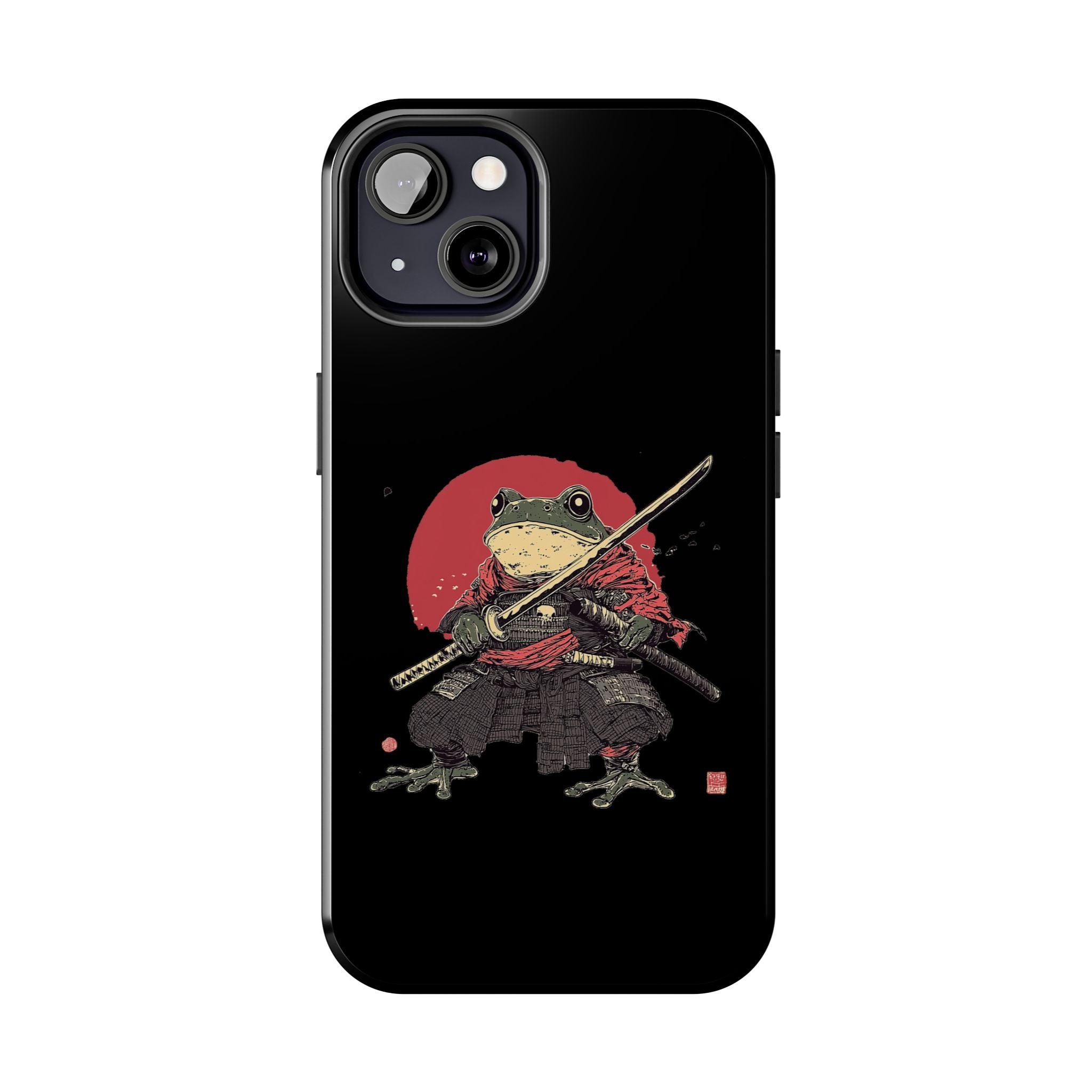 retro-vintage-ninja-frog-iphone-tough-case-red-sun-japanese-samurai-frog-design-ninja-warrior-black-iphone-hard-cover-1