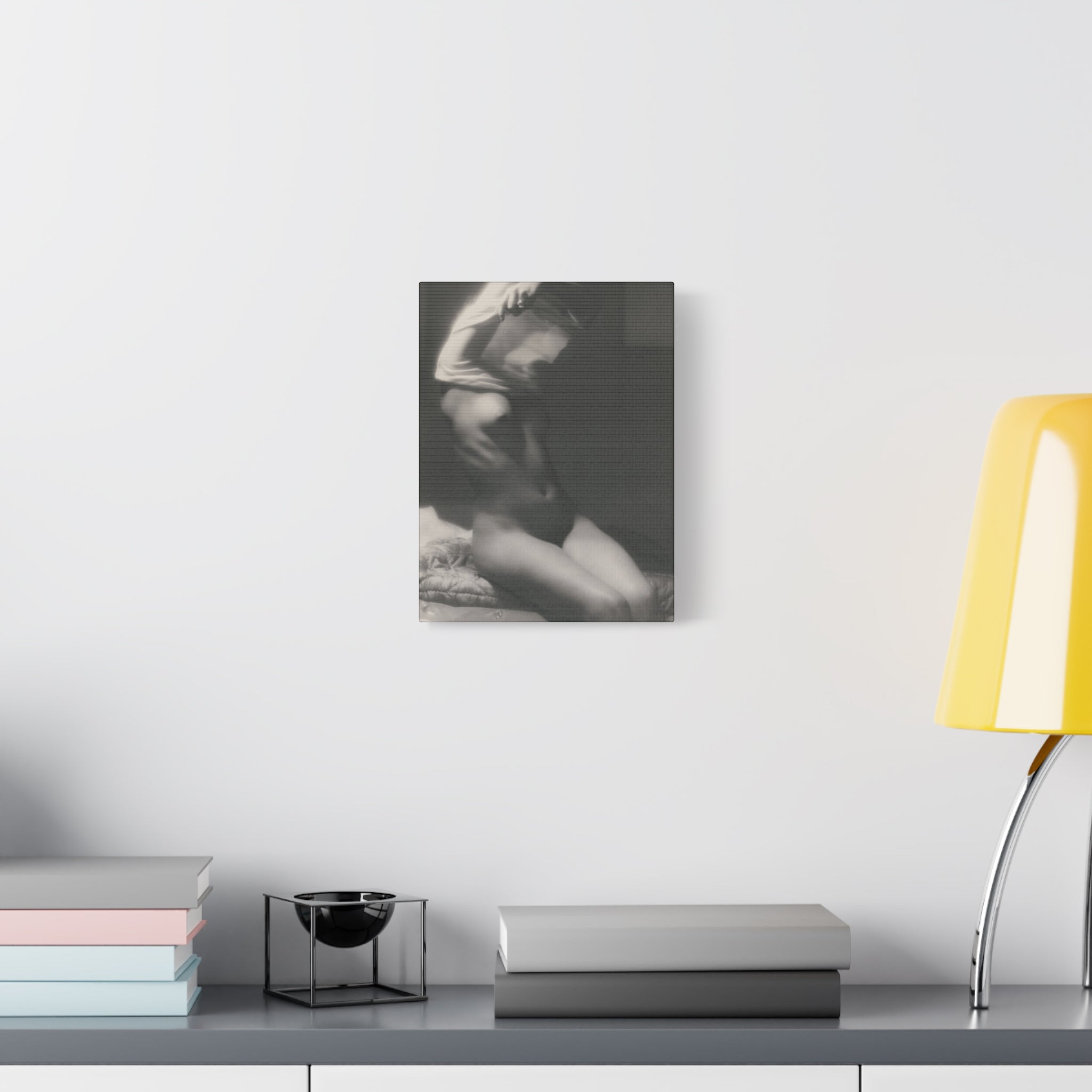 canvas-print-vor-dem-schlafen-gehen-by-michael-heumuller-black-and-white-photography-nude-art-wall-decor-stretched-canvas-art