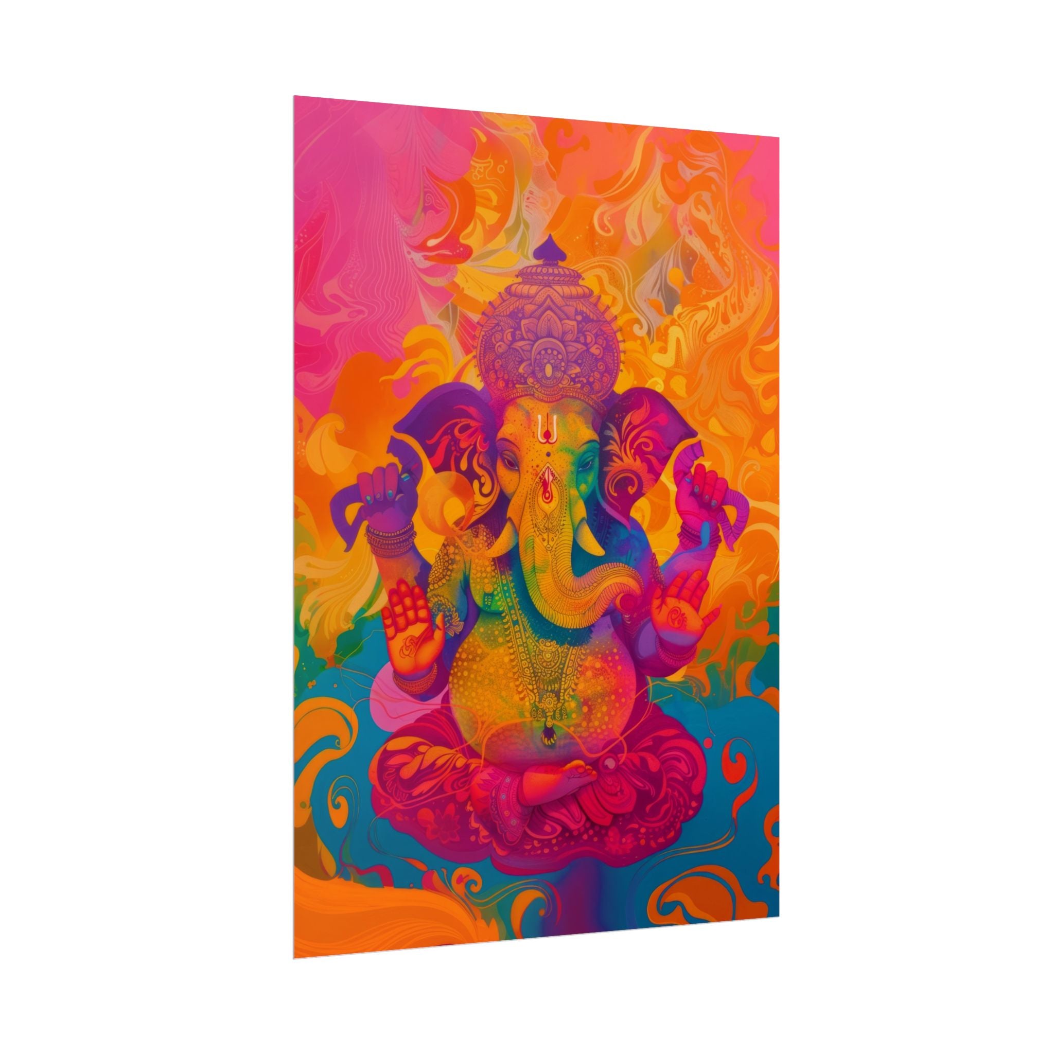 colorful-ganesha-poster-print-wall-art-decor-spiritual-home-decor-lord-ganesha-art-hindu-god-wall-decor-ethnic-wall-hanging