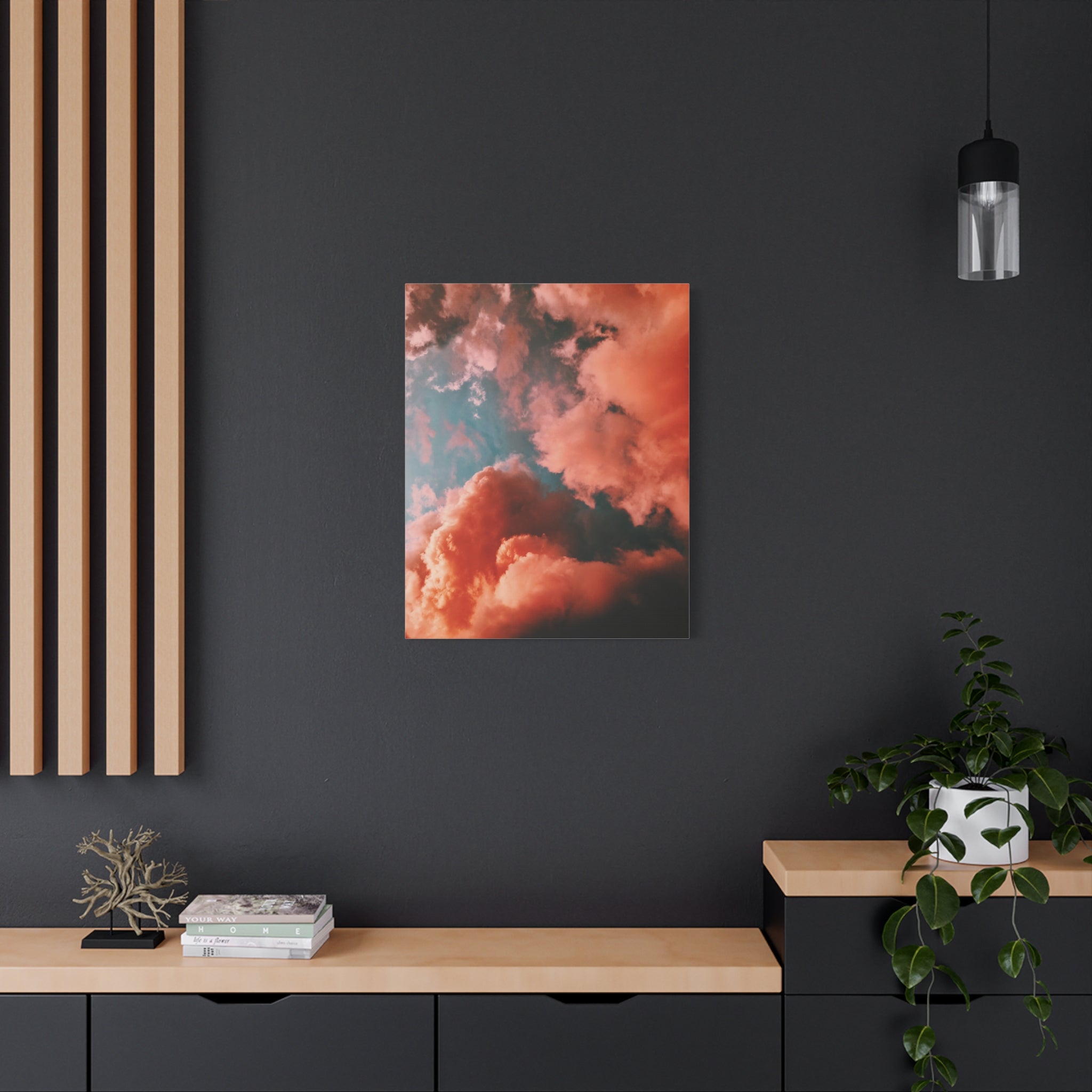 canvas-print-pinkish-cloude-sunset-pink-wall-art-matte-stretched-canvas-artwork-home-decor-room-decoration-wall-hanging