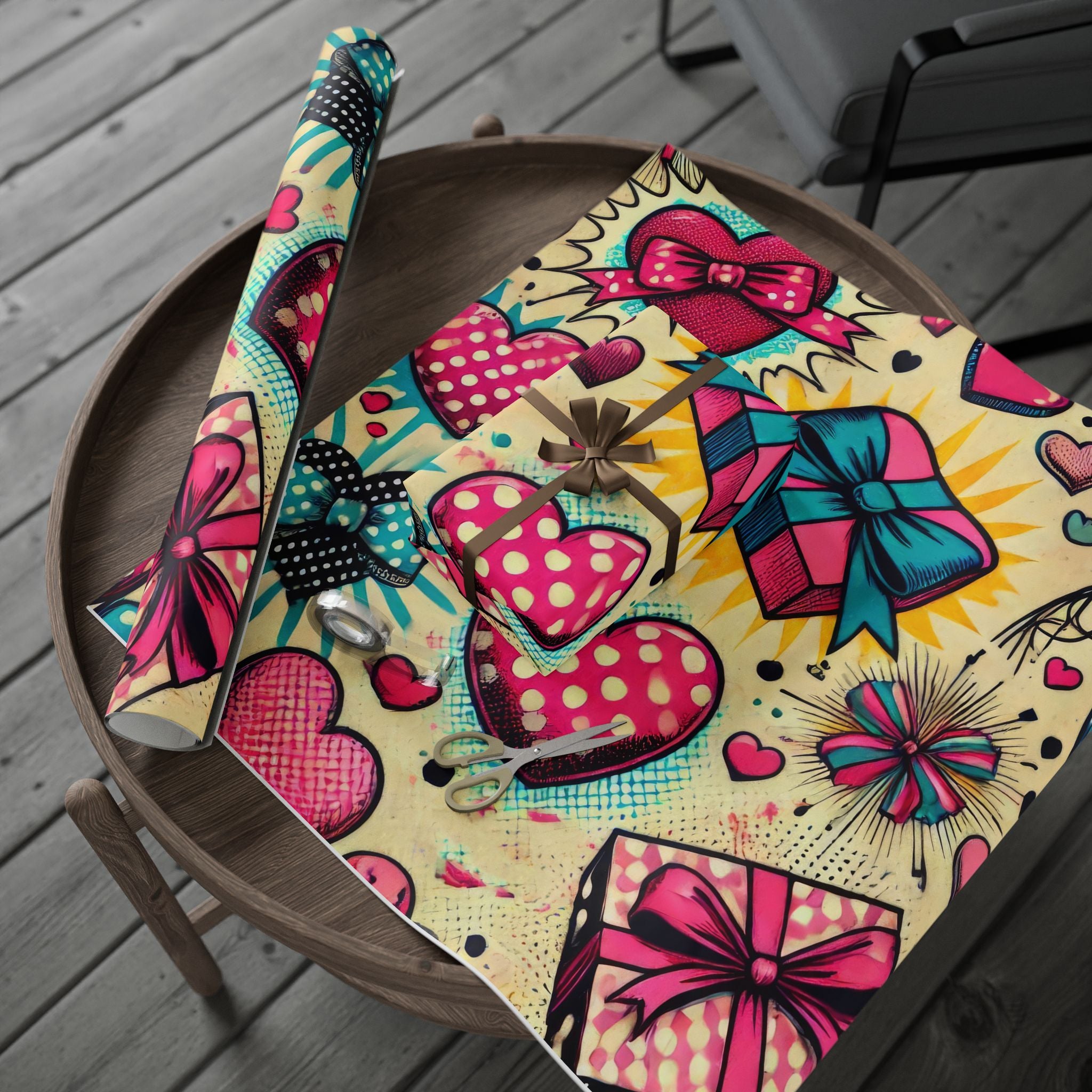 valentines-day-pop-art-gift-wrapping-papers-v-day-gift-wrap-roll-heart-love-pattern-romantic-present-packaging-anniversary-bi