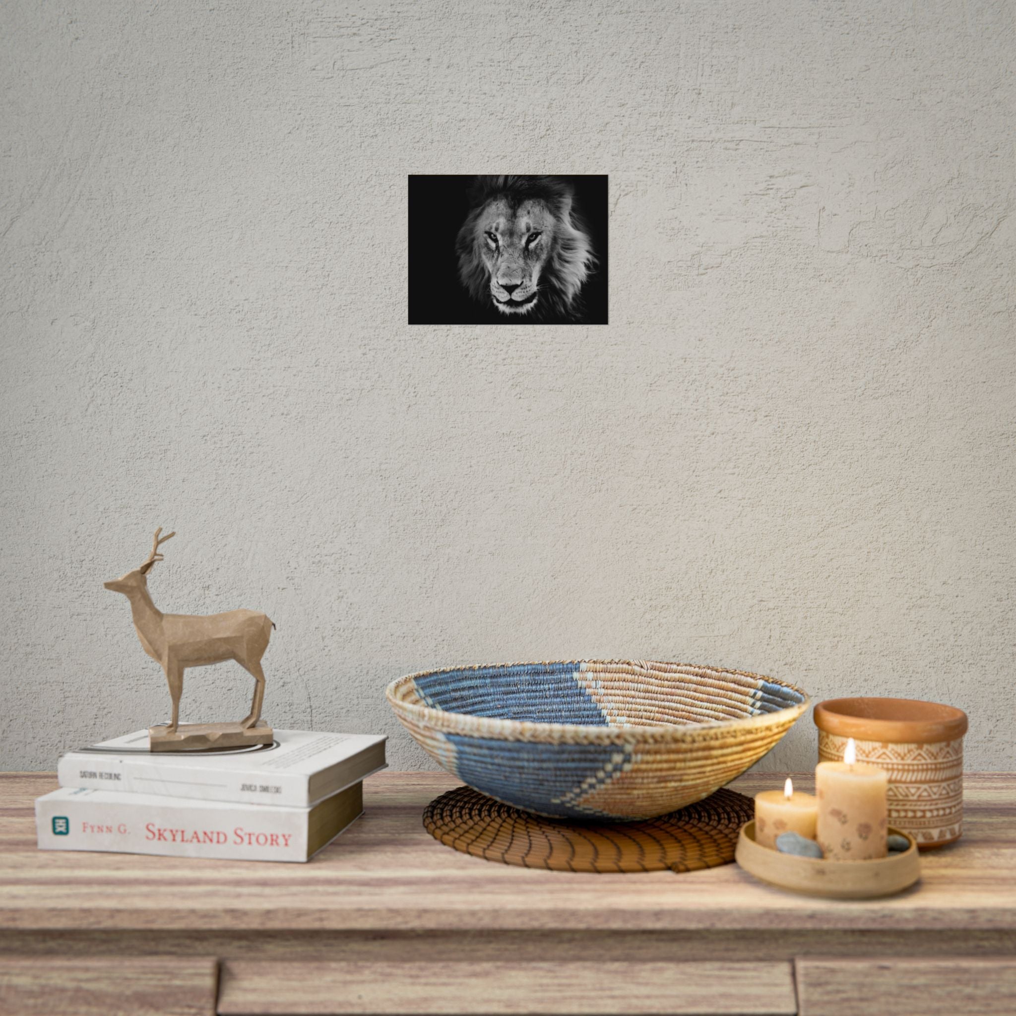 poster-print-lion-wall-art-black-and-white-living-room-decor-monochrome-art-lion-poster-jungle-animal-art-print-wildlife-safa