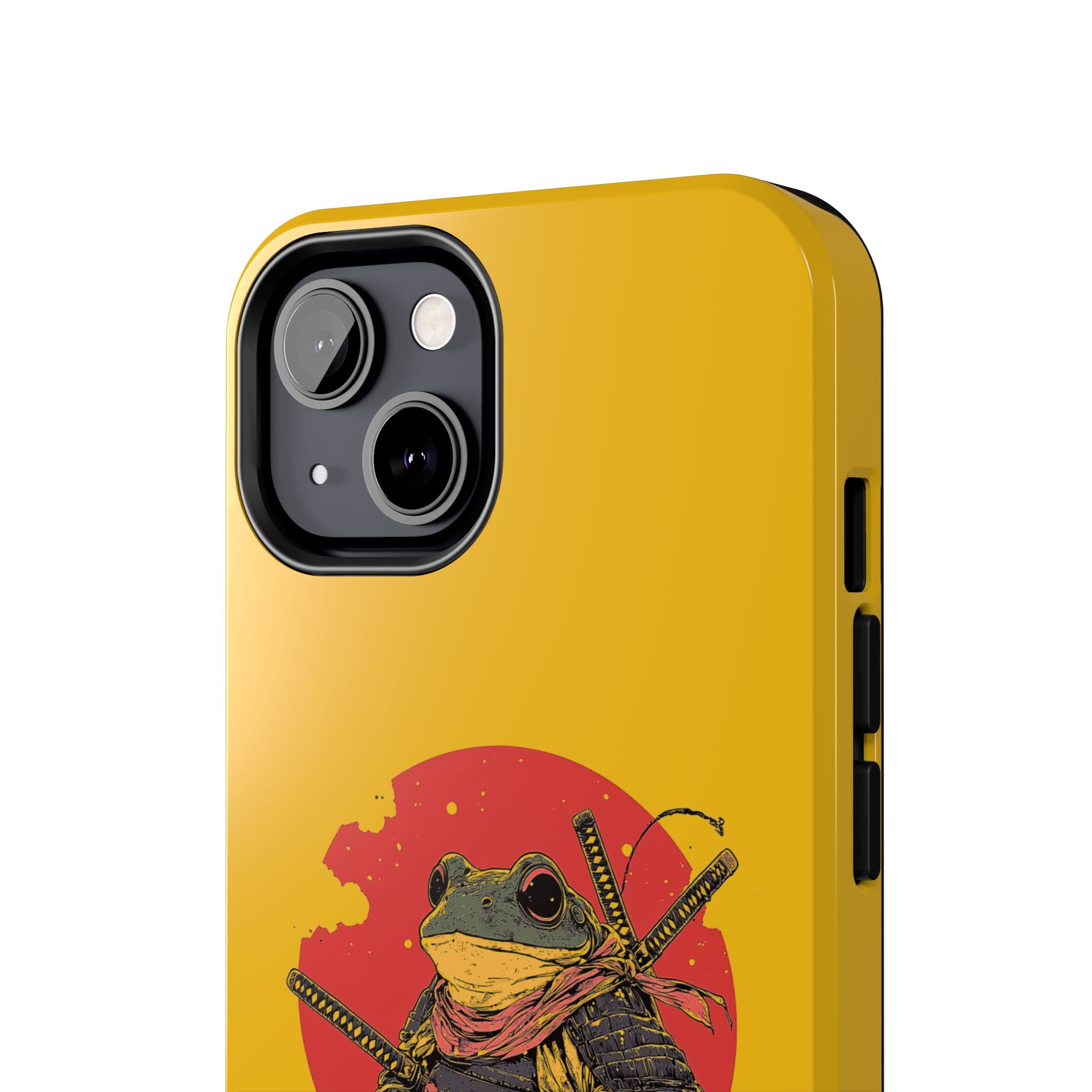 retro-vintage-ninja-frog-iphone-tough-case-red-sun-japanese-samurai-frog-design-ninja-warrior-yellow-iphone-hard-cover